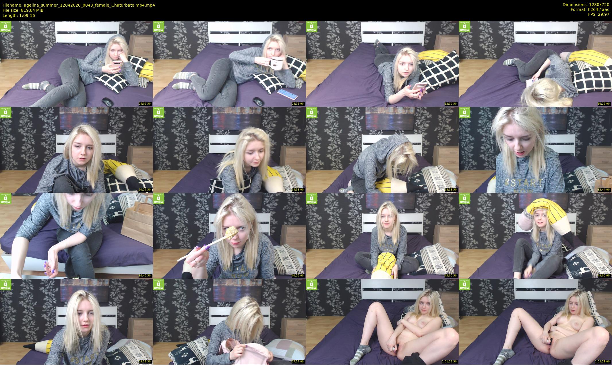 agelina_summer — 70 minute Chaturbate female cam show recording, 720p, Apr 12, 2020