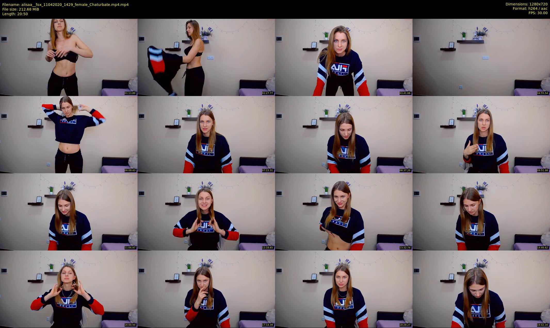 alisaa__fox — 21 minute Chaturbate female cam show recording, 720p, Apr 11, 2020