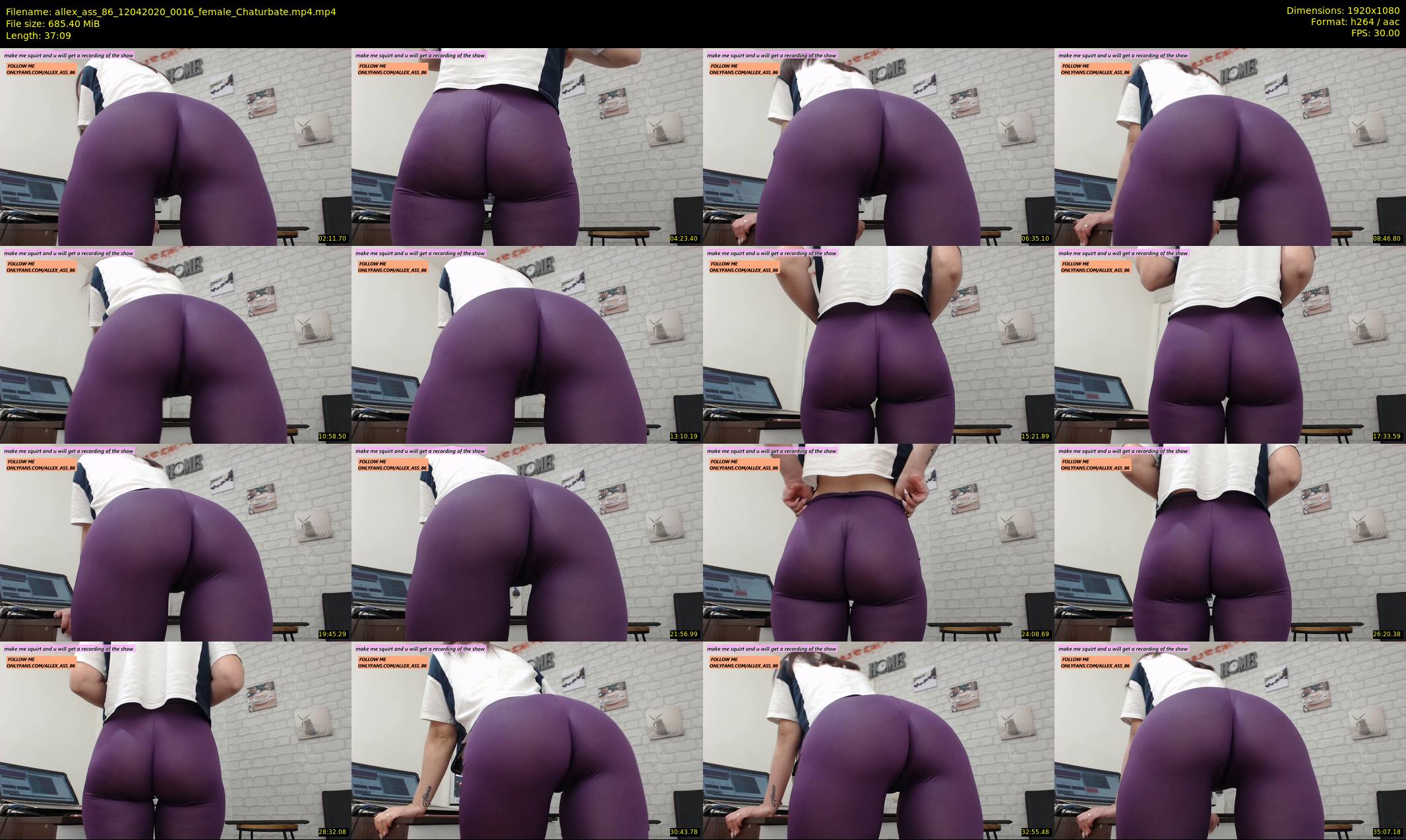 allex_ass_86 — 38 minute Chaturbate female cam show recording, 1080p, Apr 12, 2020