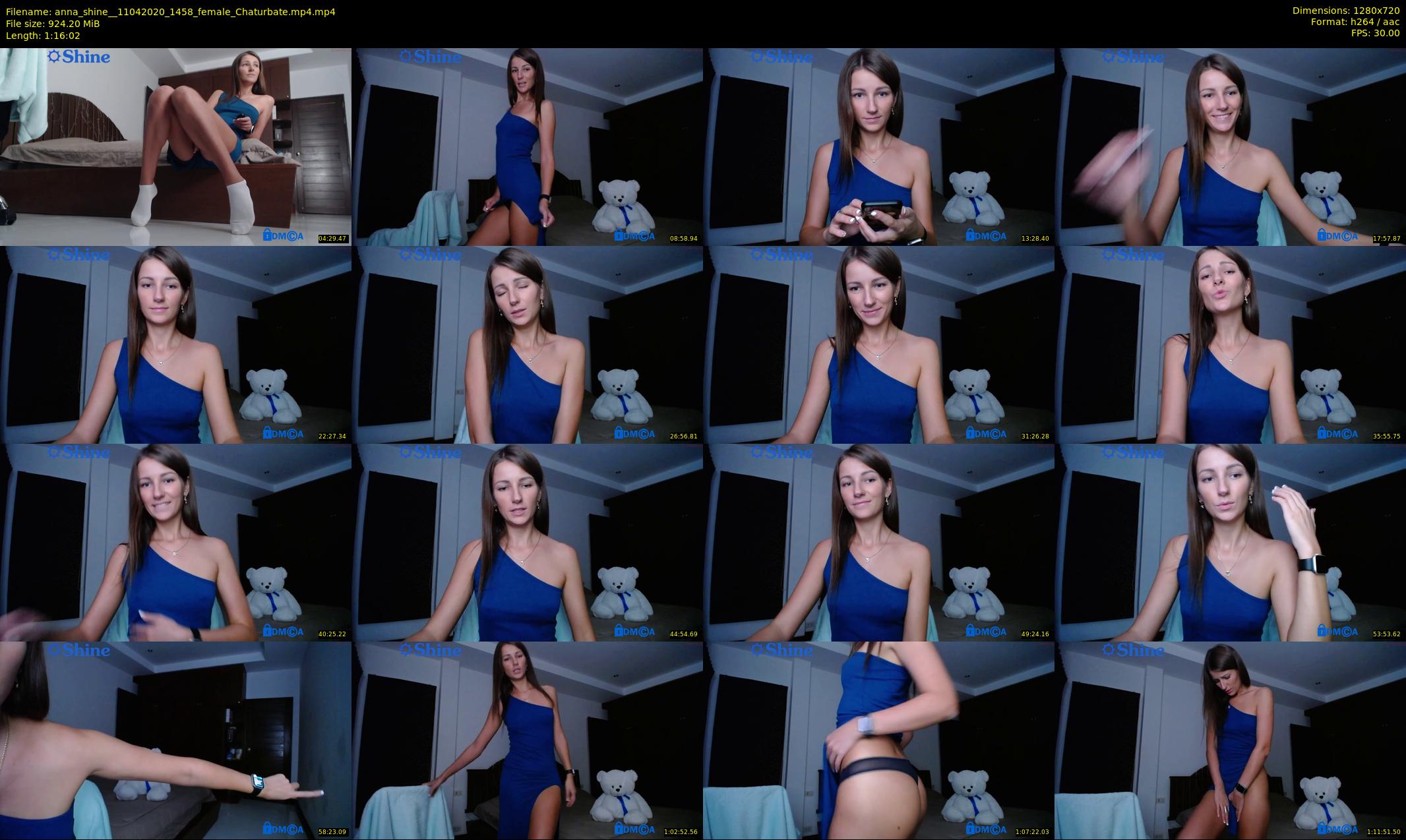 anna_shine_ — 77 minute Chaturbate female cam show recording, 720p, Apr 11, 2020