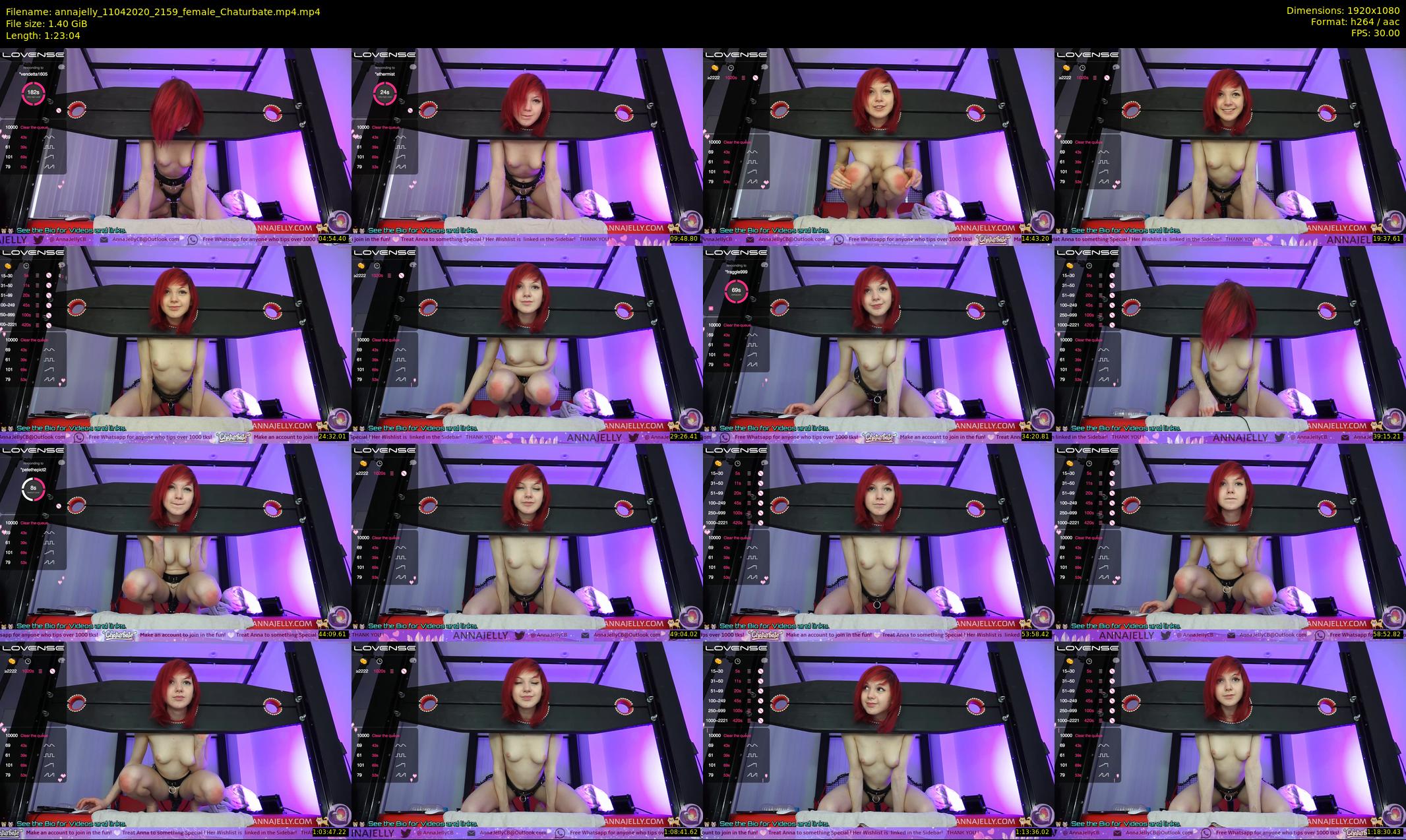 annajelly — 84 minute Chaturbate couple cam show recording, 1080p, Apr 11, 2020