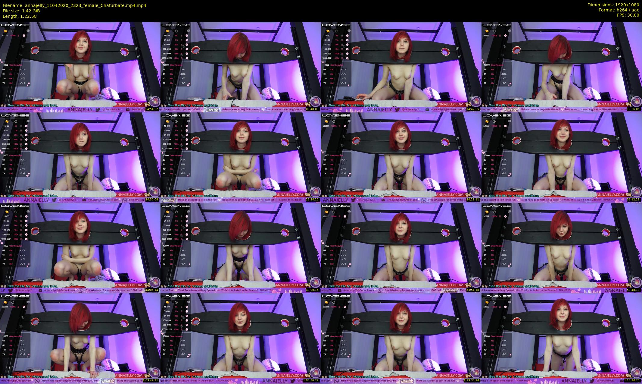 annajelly — 83 minute Chaturbate couple cam show recording, 1080p, Apr 11, 2020