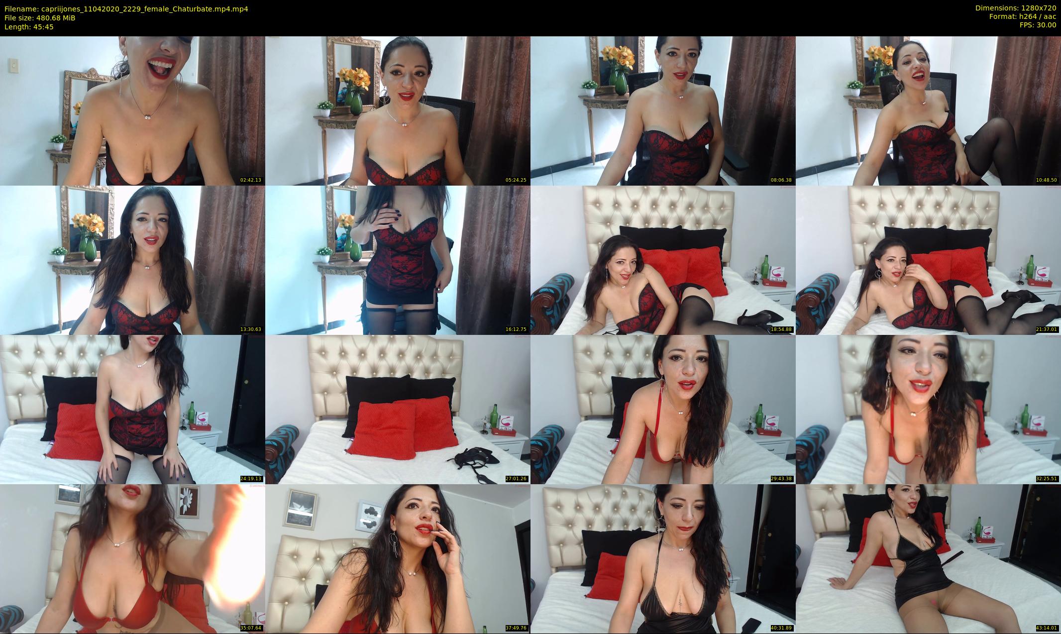 capriijones — 46 minute Chaturbate female cam show recording, 720p, Apr 11, 2020