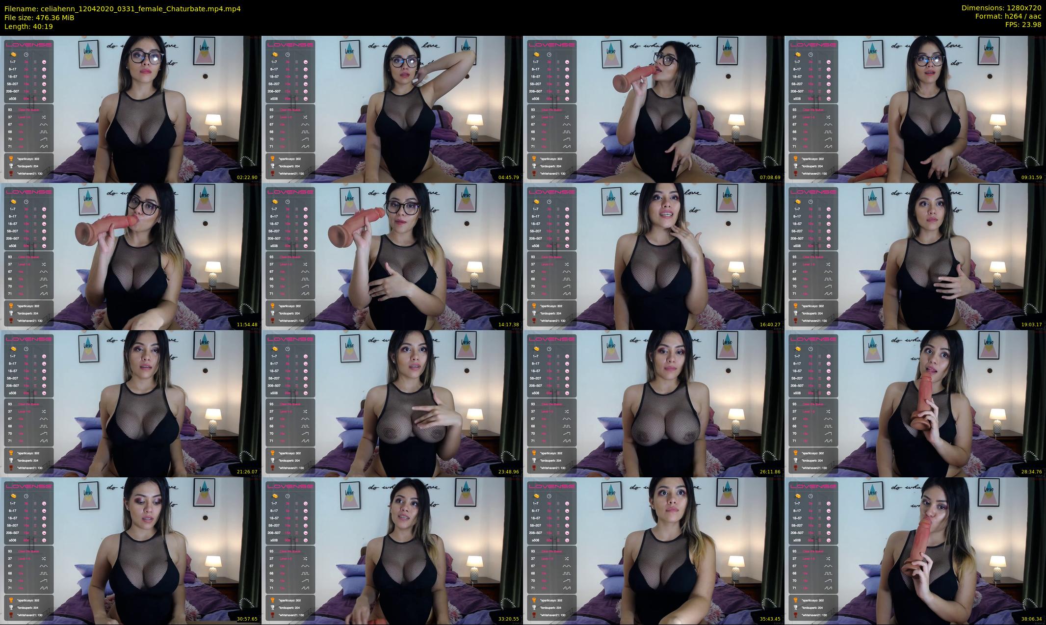 celiahenn — 41 minute Chaturbate female cam show recording, 720p, Apr 12, 2020