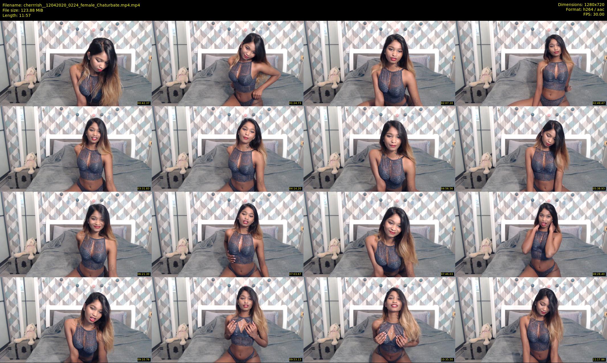 cherrrish_ — 12 minute Chaturbate female cam show recording, 720p, Apr 12, 2020