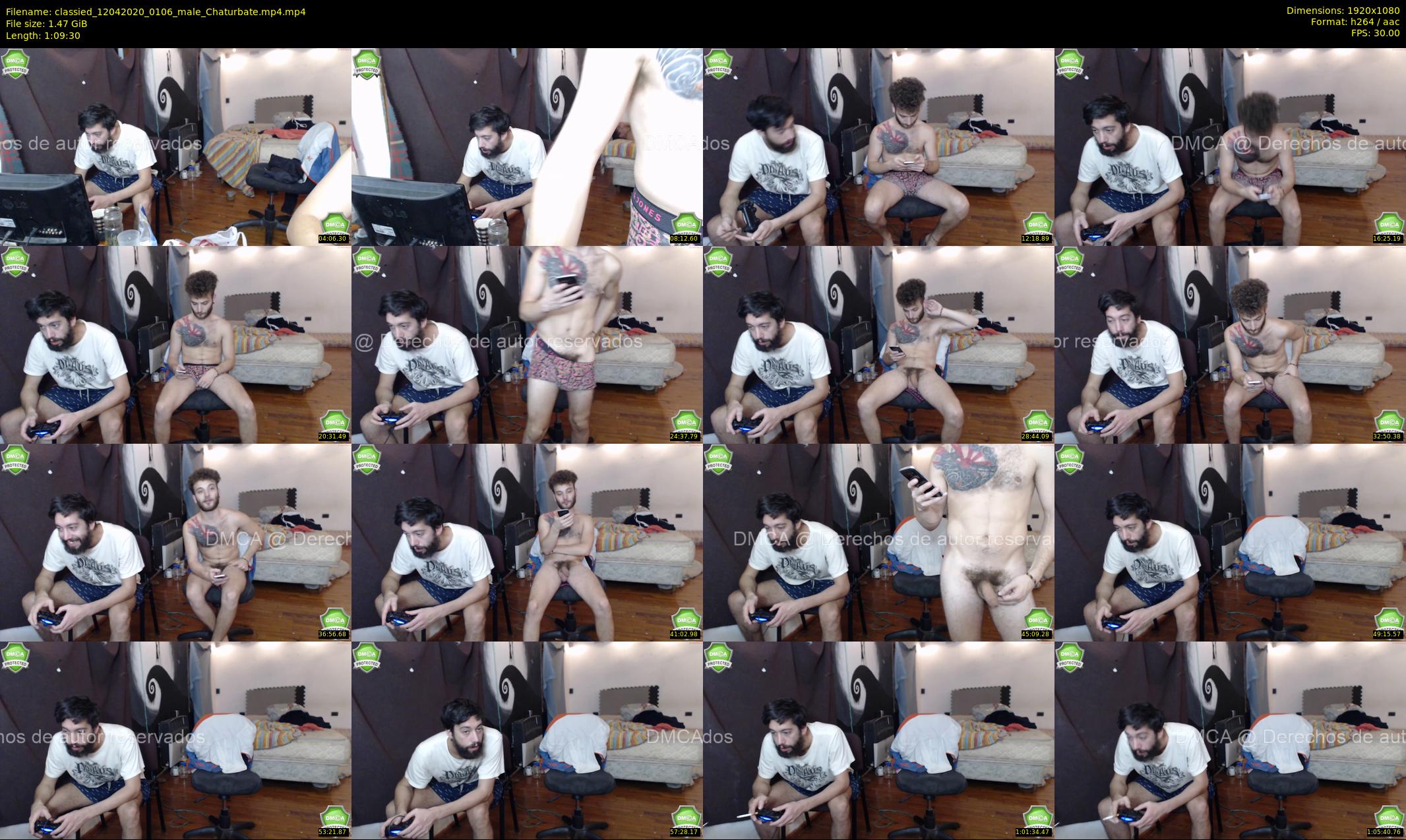 classied — 70 minute Chaturbate male cam show recording, 1080p, Apr 12, 2020