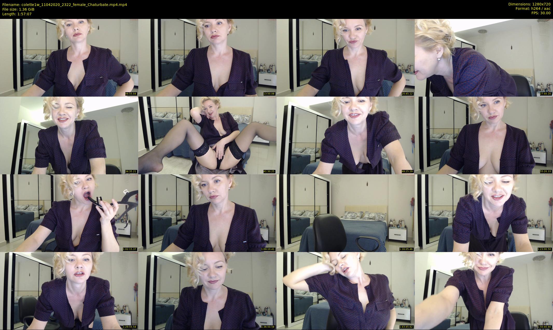 colette1w — 118 minute Chaturbate female cam show recording, 720p, Apr 11, 2020
