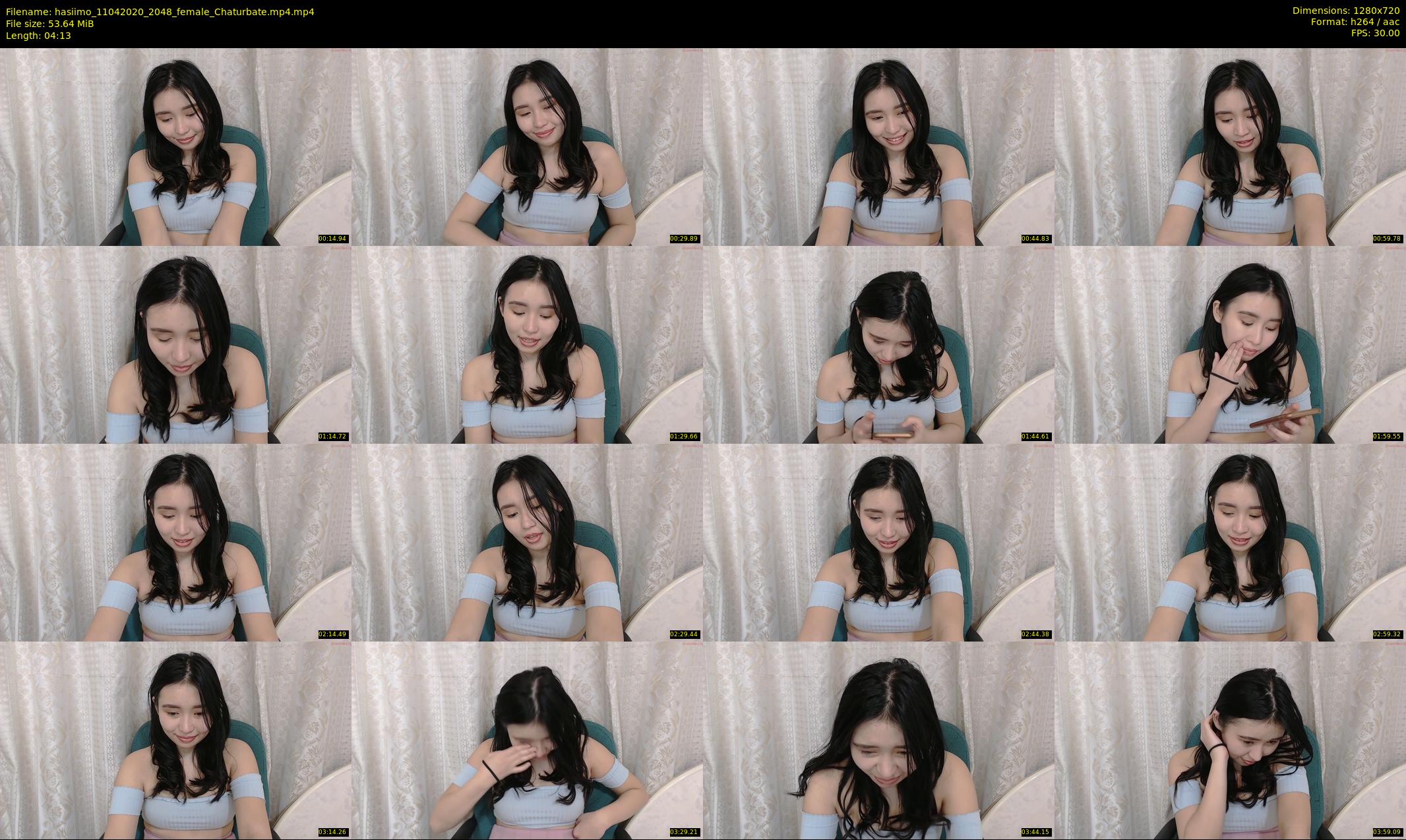hasiimo — 5 minute Chaturbate female cam show recording, 720p, Apr 11, 2020