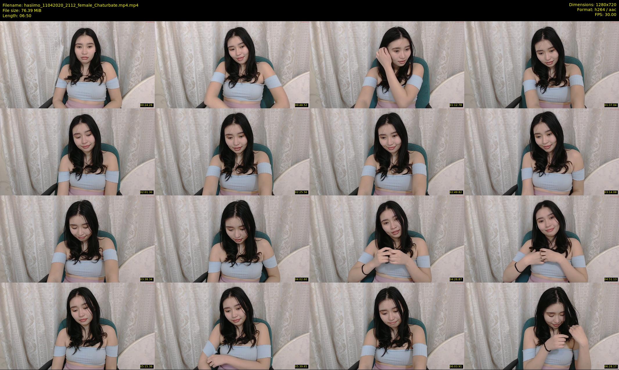 hasiimo — 7 minute Chaturbate female cam show recording, 720p, Apr 11, 2020