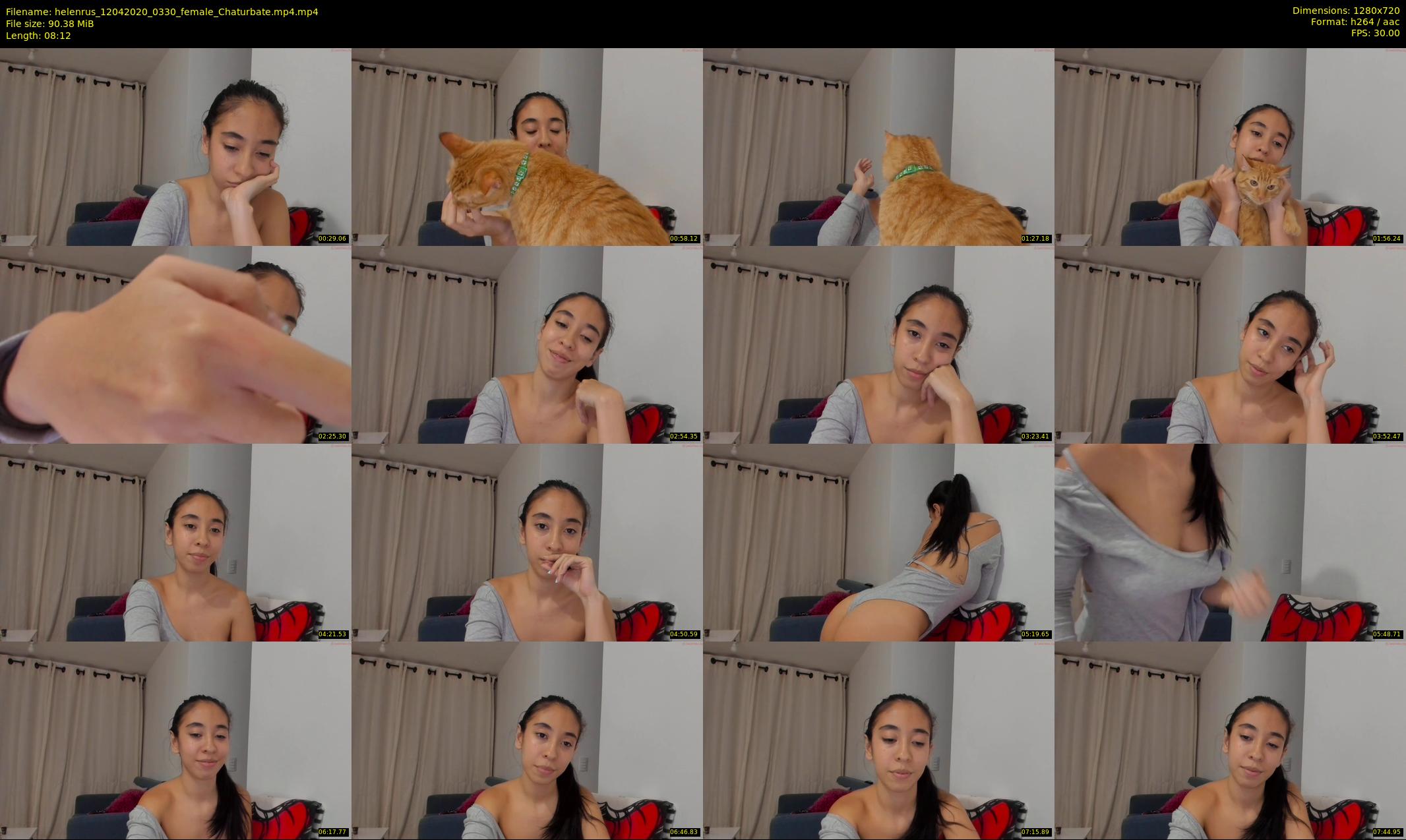 helenrus — 9 minute Chaturbate female cam show recording, 720p, Apr 12, 2020