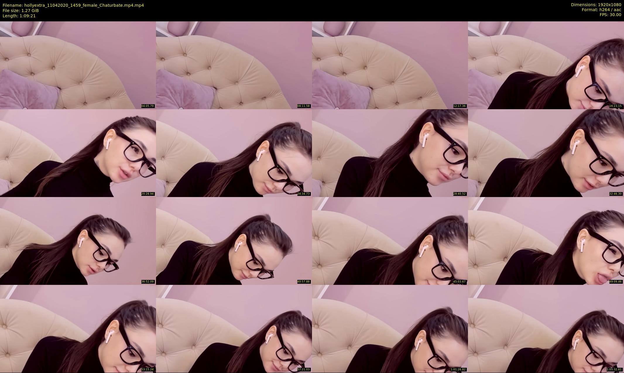 hollyextra — 70 minute Chaturbate female cam show recording, 1080p, Apr 11, 2020