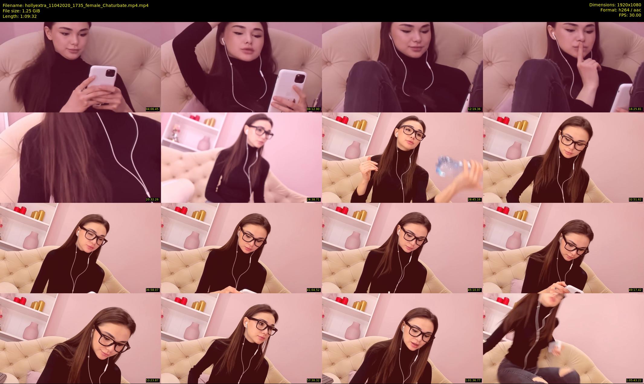 hollyextra — 70 minute Chaturbate female cam show recording, 1080p, Apr 11, 2020