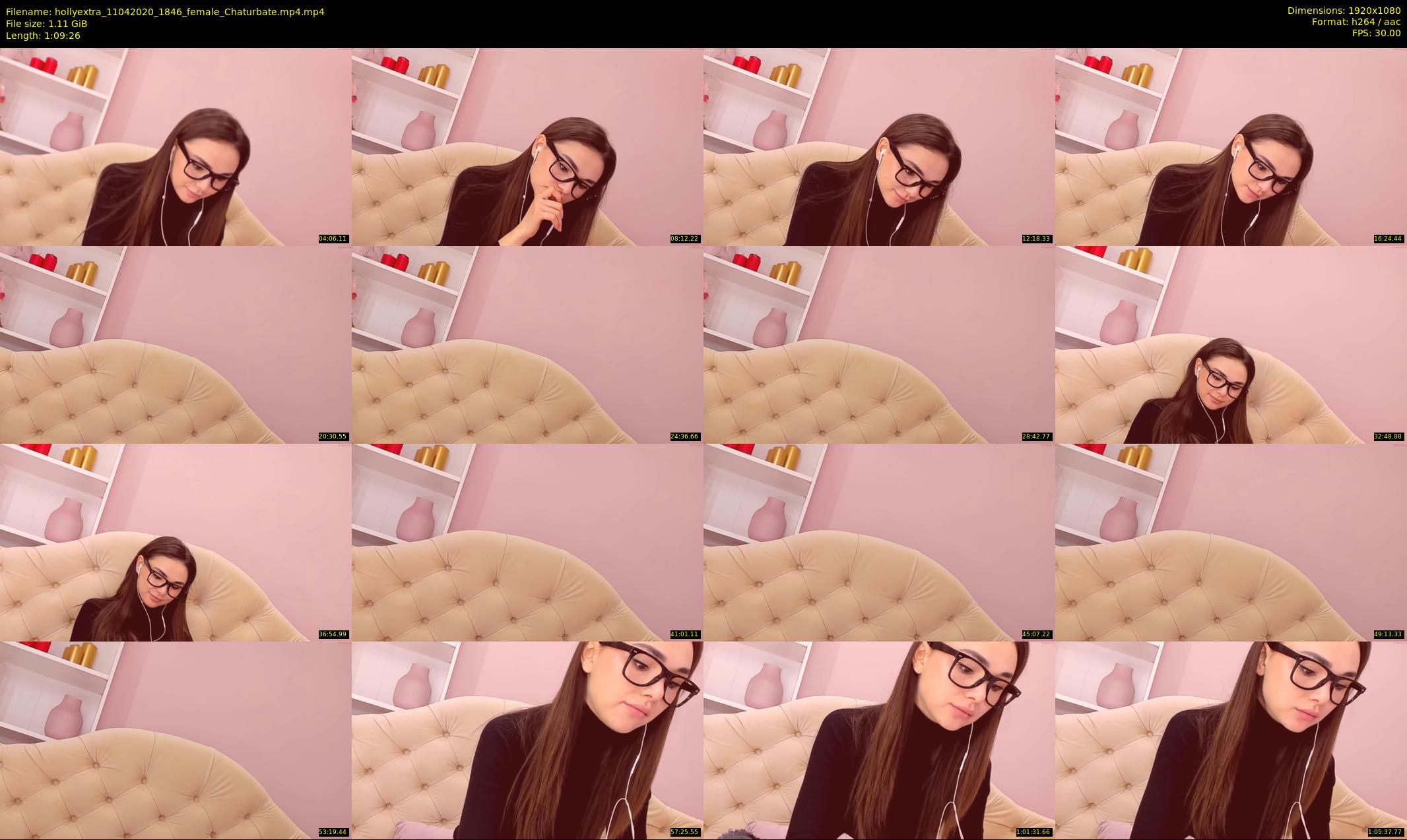 hollyextra — 70 minute Chaturbate female cam show recording, 1080p, Apr 11, 2020