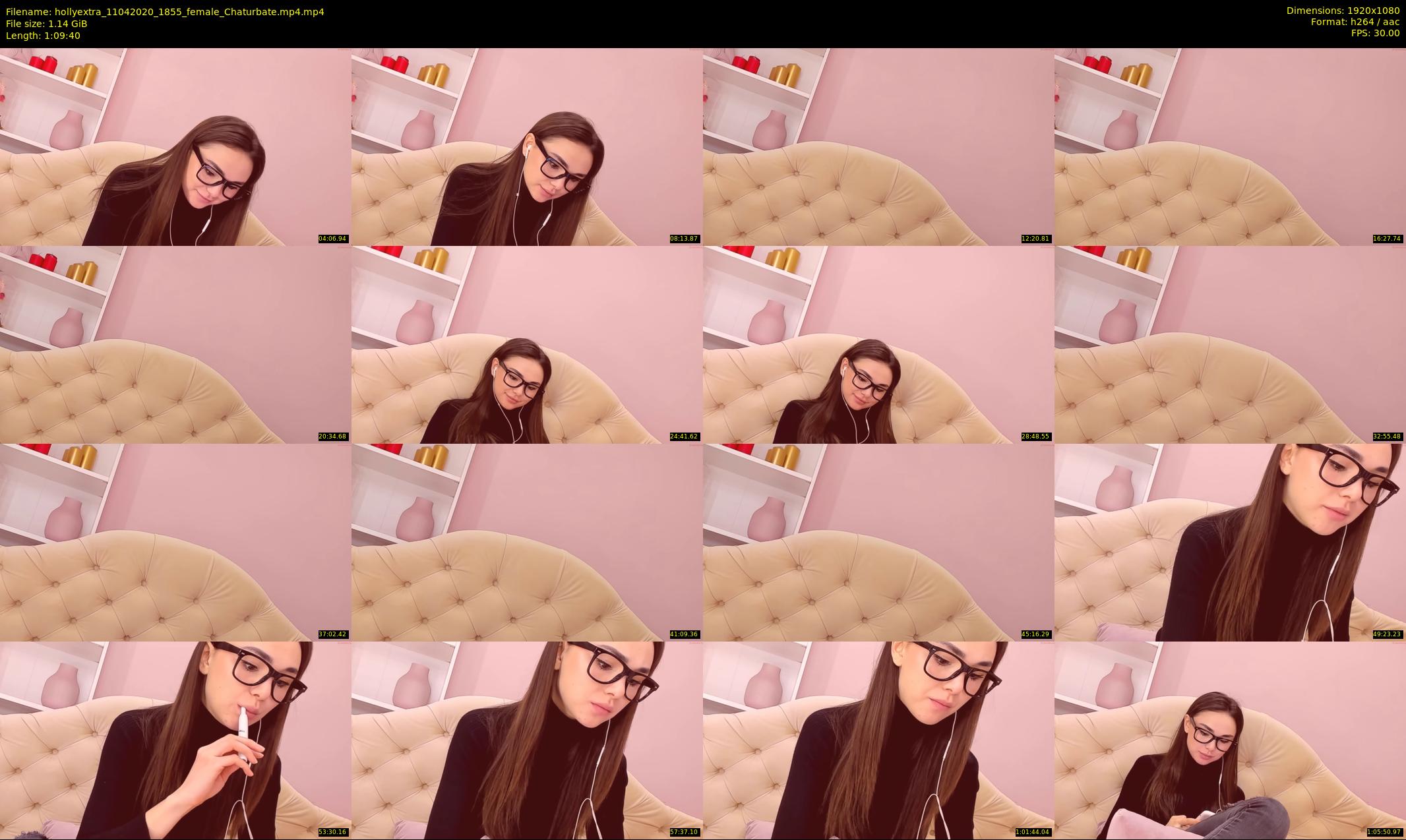 hollyextra — 70 minute Chaturbate female cam show recording, 1080p, Apr 11, 2020