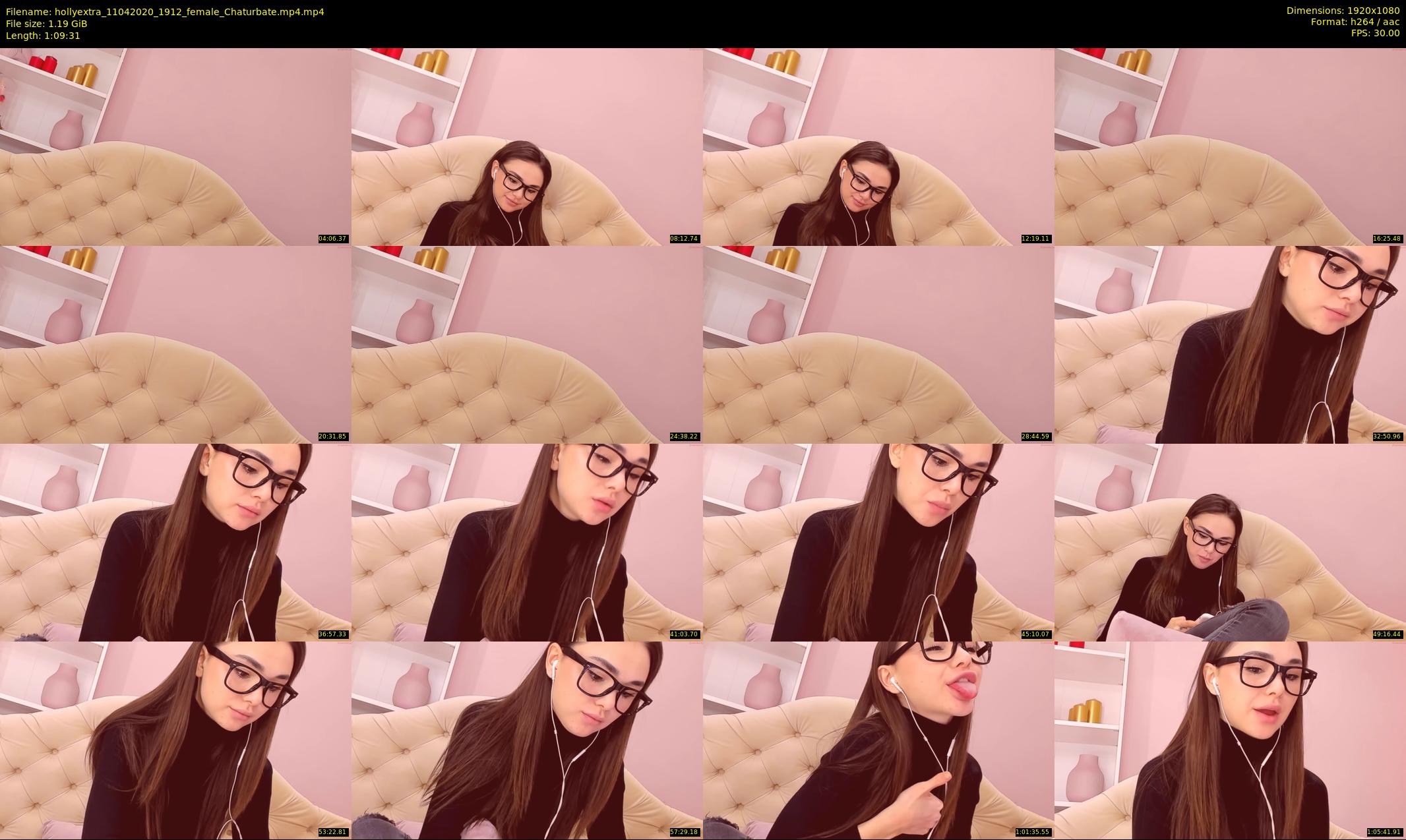 hollyextra — 70 minute Chaturbate female cam show recording, 1080p, Apr 11, 2020