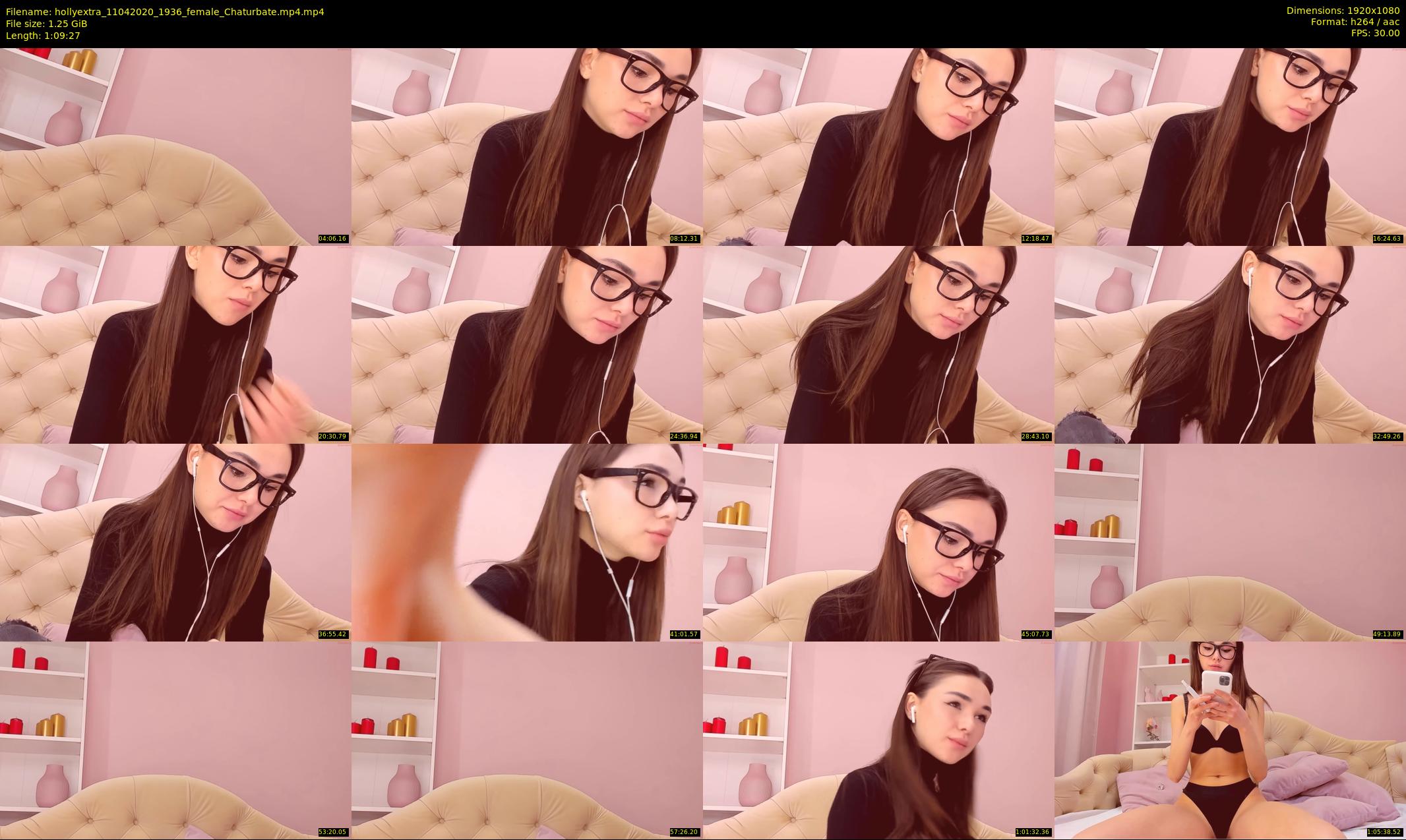 hollyextra — 70 minute Chaturbate female cam show recording, 1080p, Apr 11, 2020