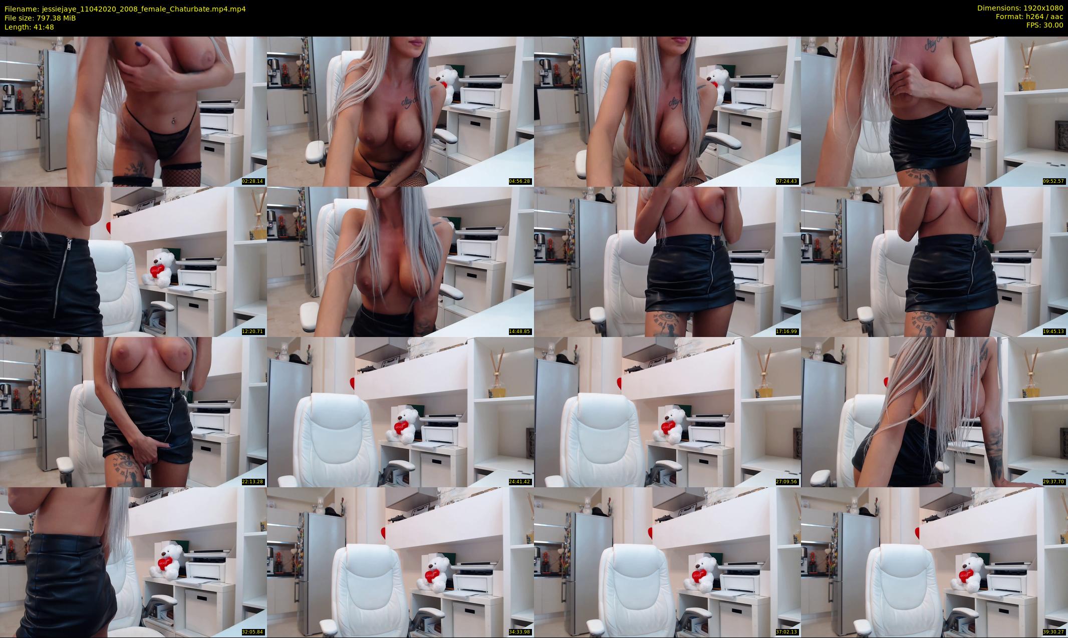 jessiejaye — 42 minute Chaturbate female cam show recording, 1080p, Apr 11, 2020