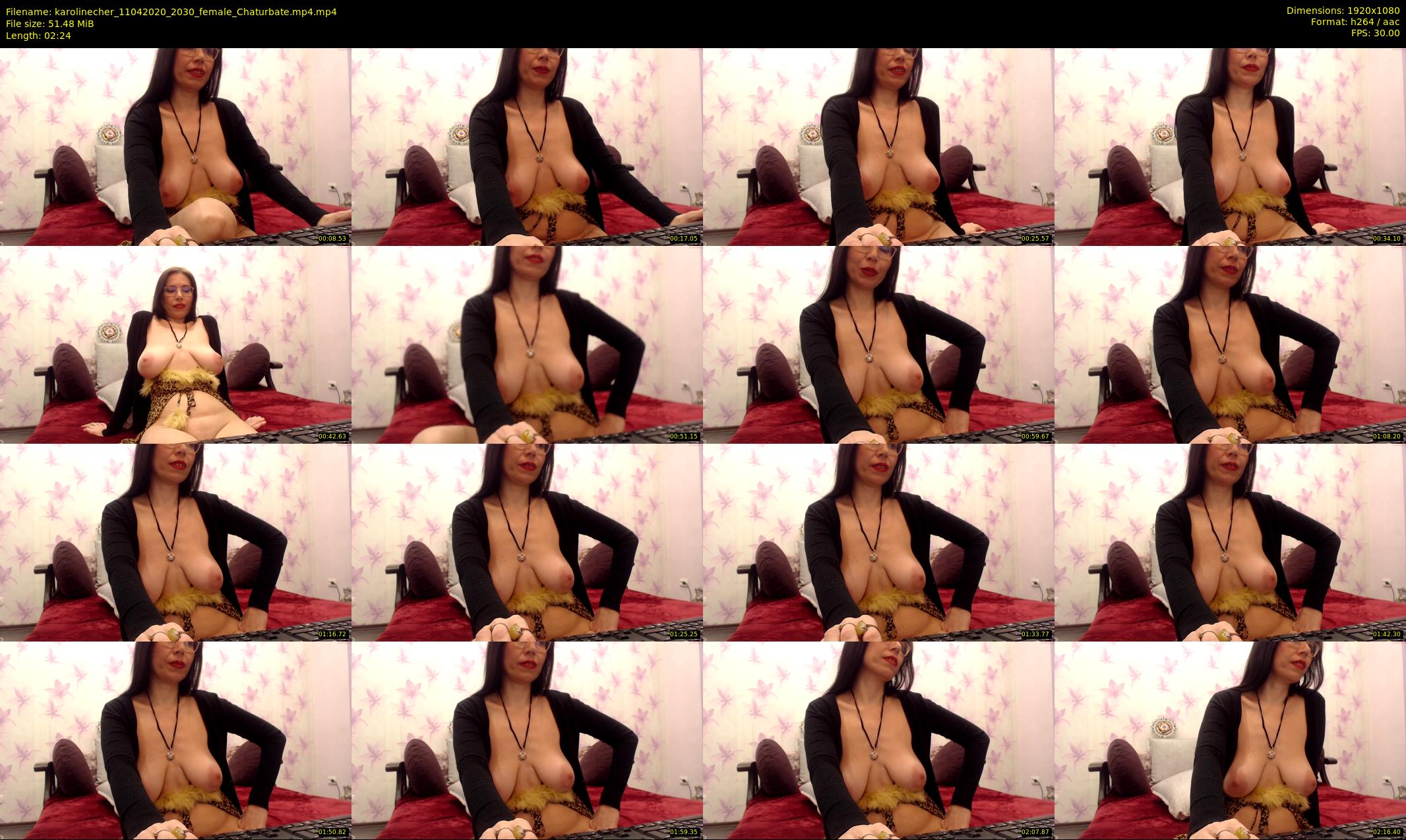 karolinecher — 3 minute Chaturbate female cam show recording, 1080p, Apr 11, 2020