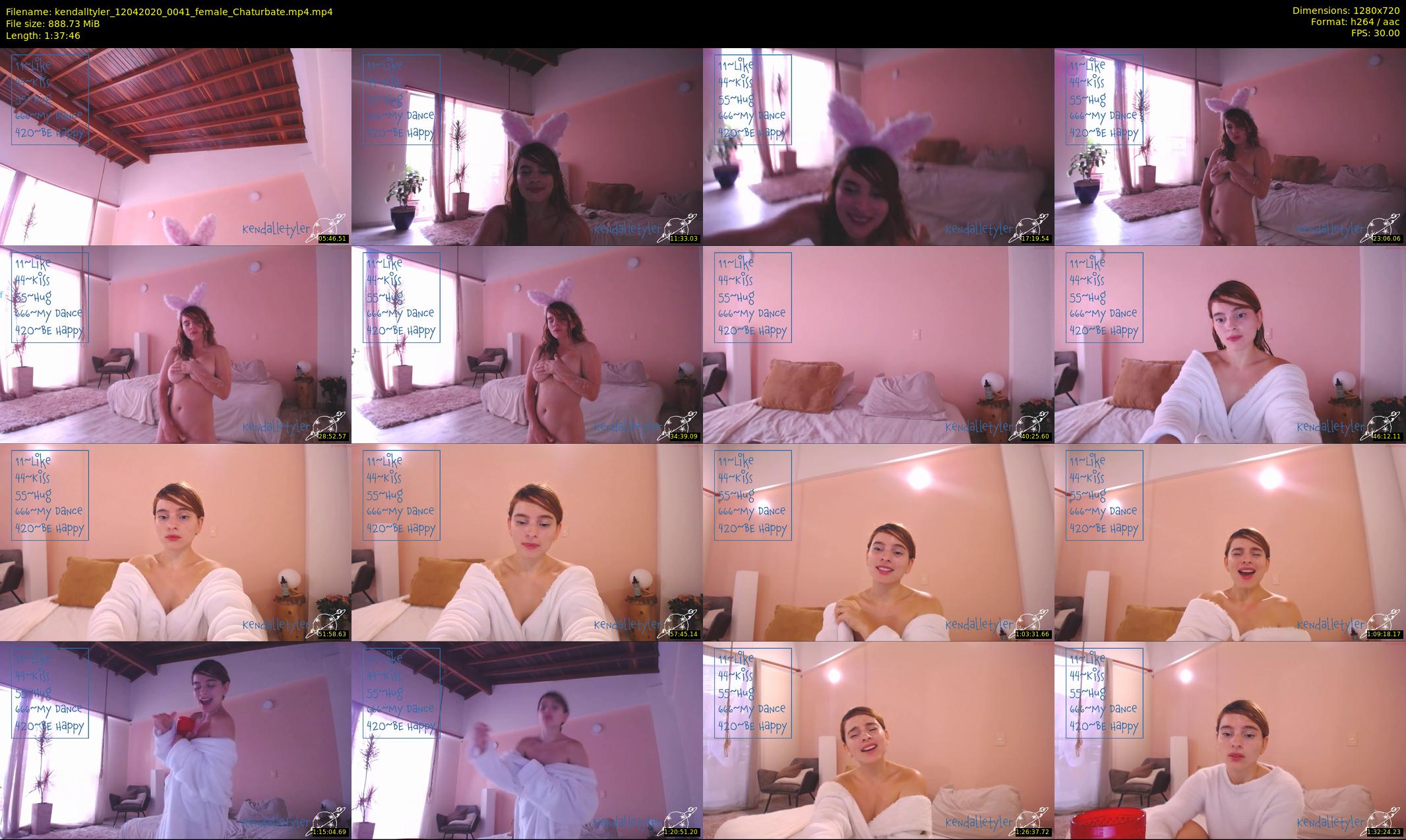 kendalltyler — 98 minute Chaturbate female cam show recording, 720p, Apr 12, 2020