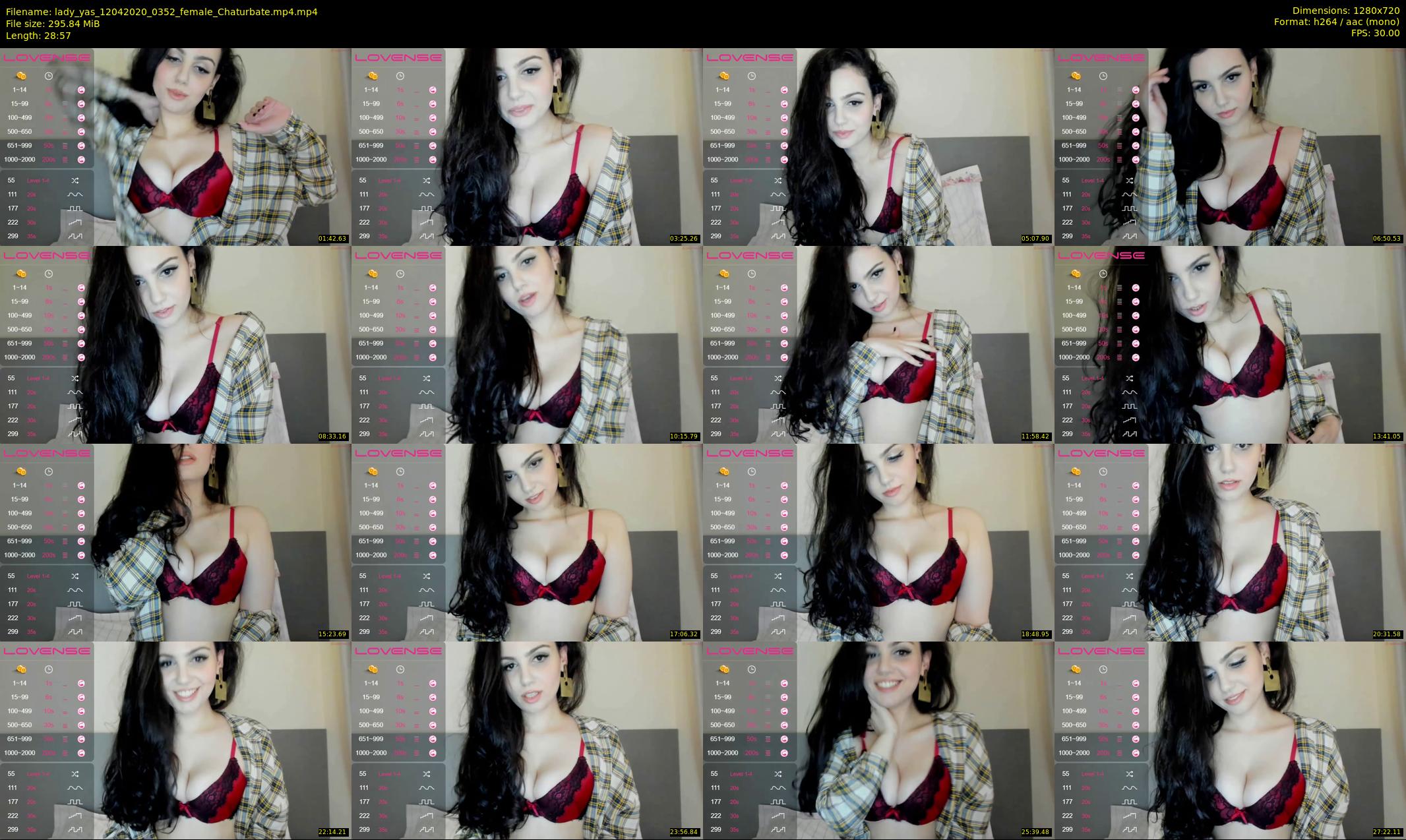 lady_yas — 29 minute Chaturbate female cam show recording, 720p, Apr 12, 2020