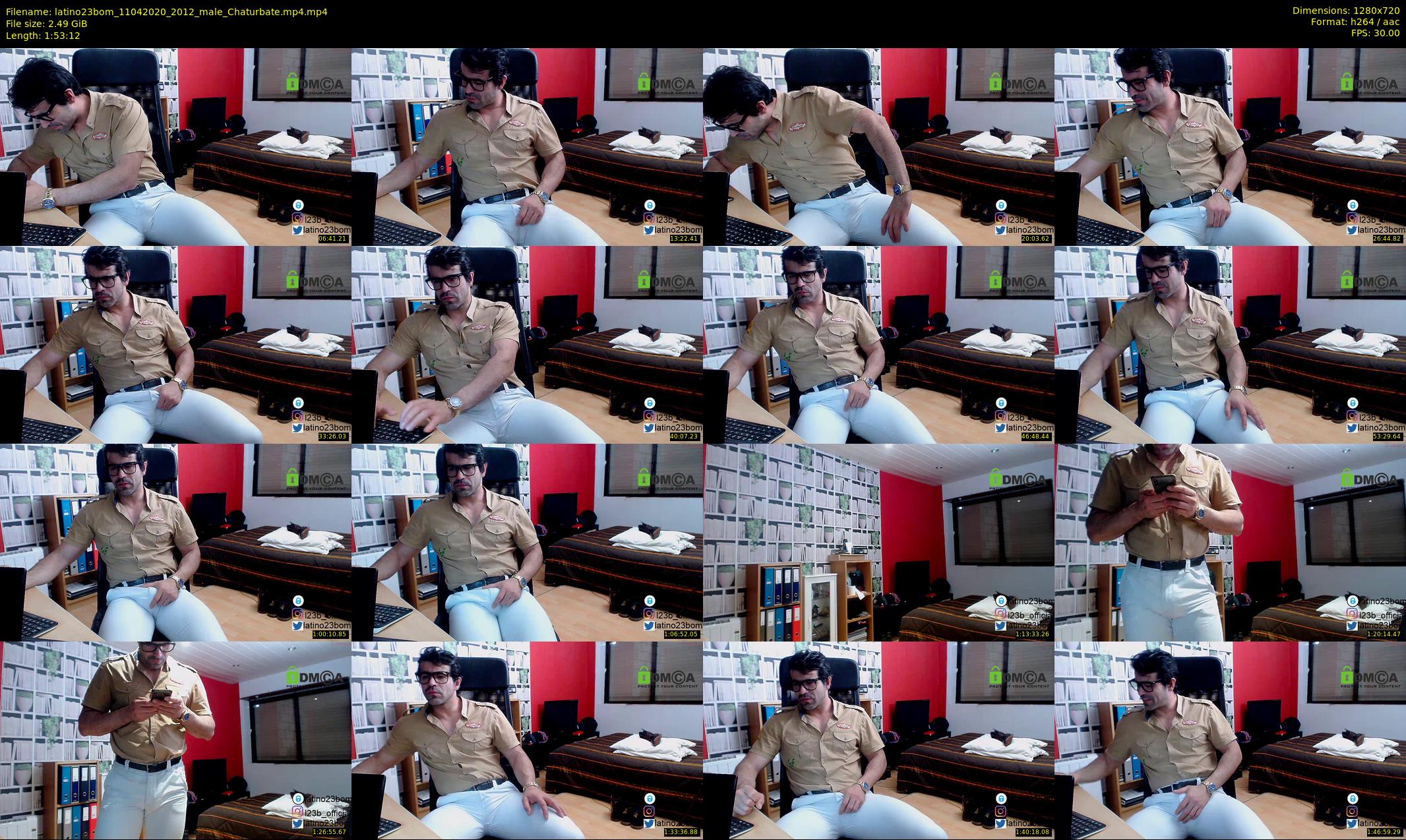 latino23bom — 114 minute Chaturbate male cam show recording, 720p, Apr 11, 2020