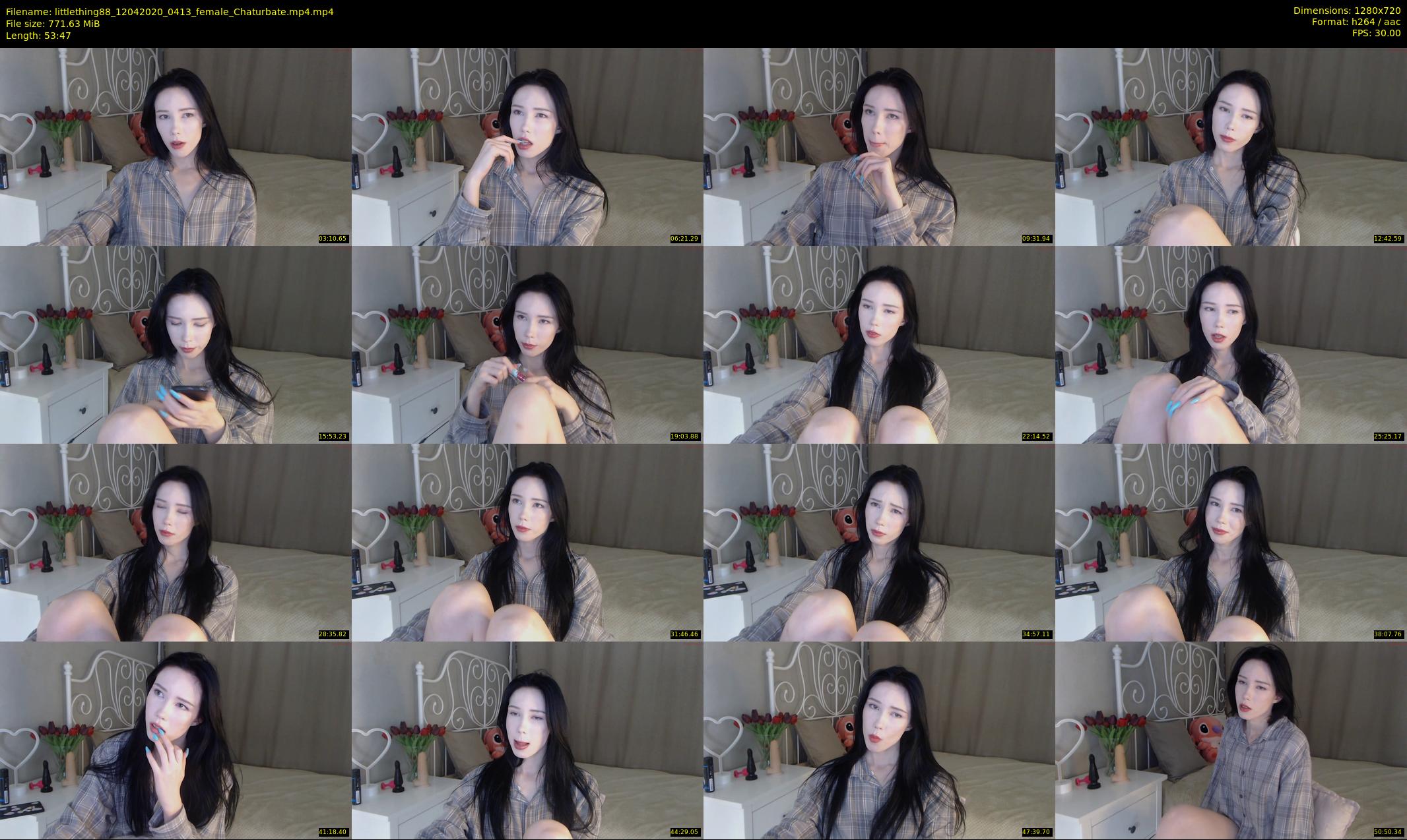 littlething88 — 54 minute Chaturbate female cam show recording, 720p, Apr 12, 2020