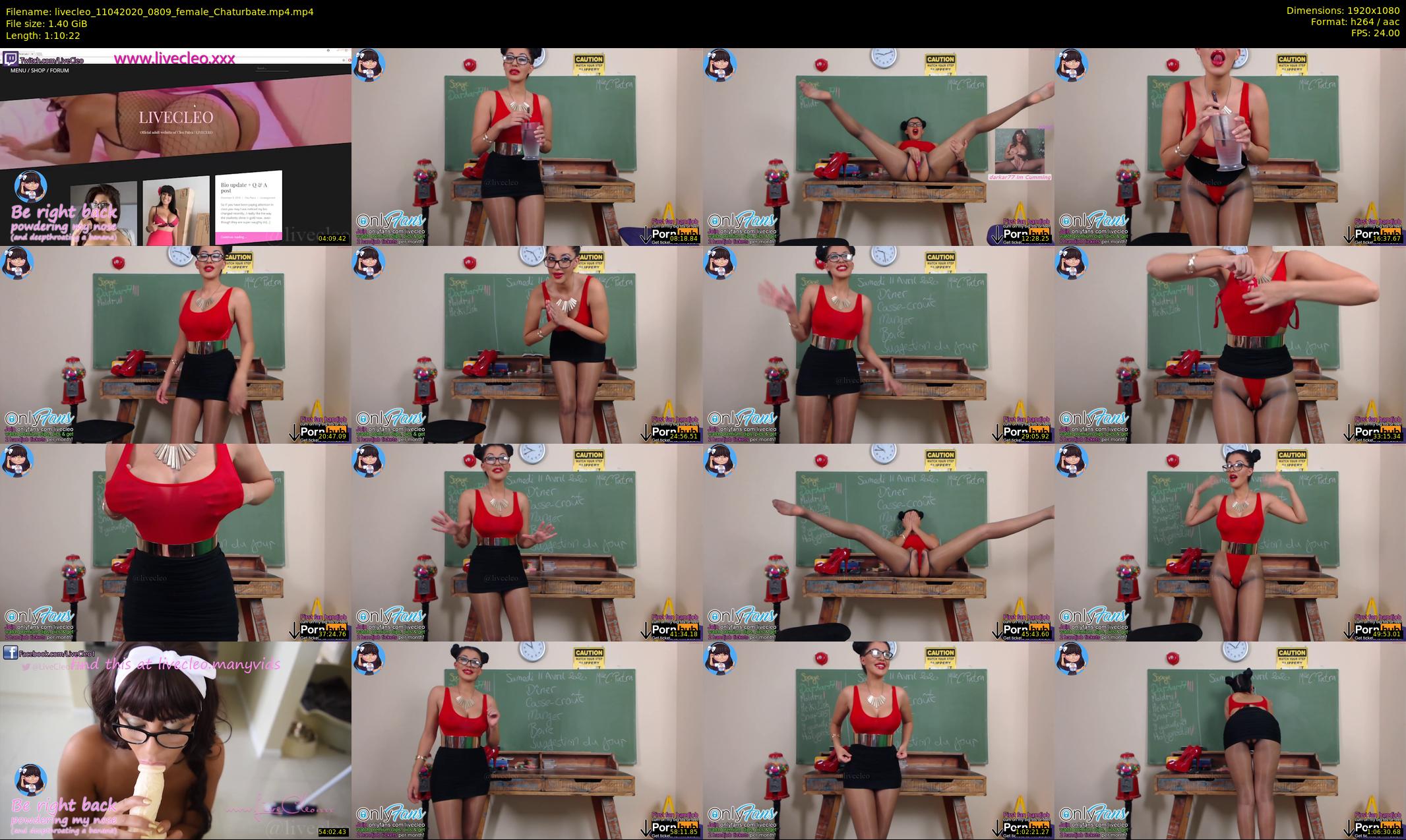 livecleo — 71 minute Chaturbate female cam show recording, 1080p, Apr 11, 2020