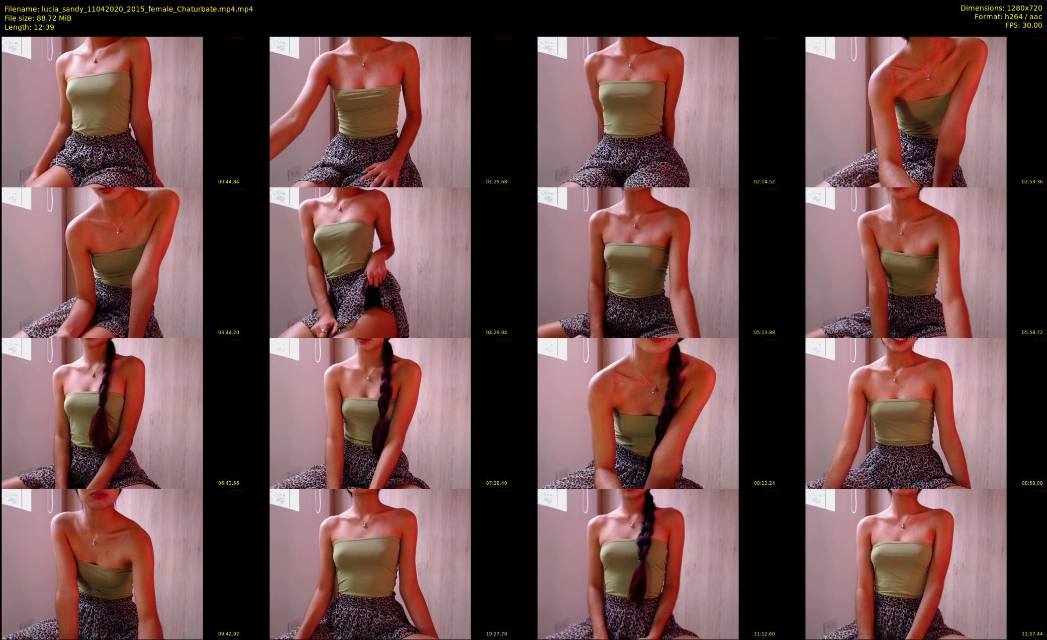 lucia_sandy — 13 minute Chaturbate female cam show recording, 720p, Apr 11, 2020