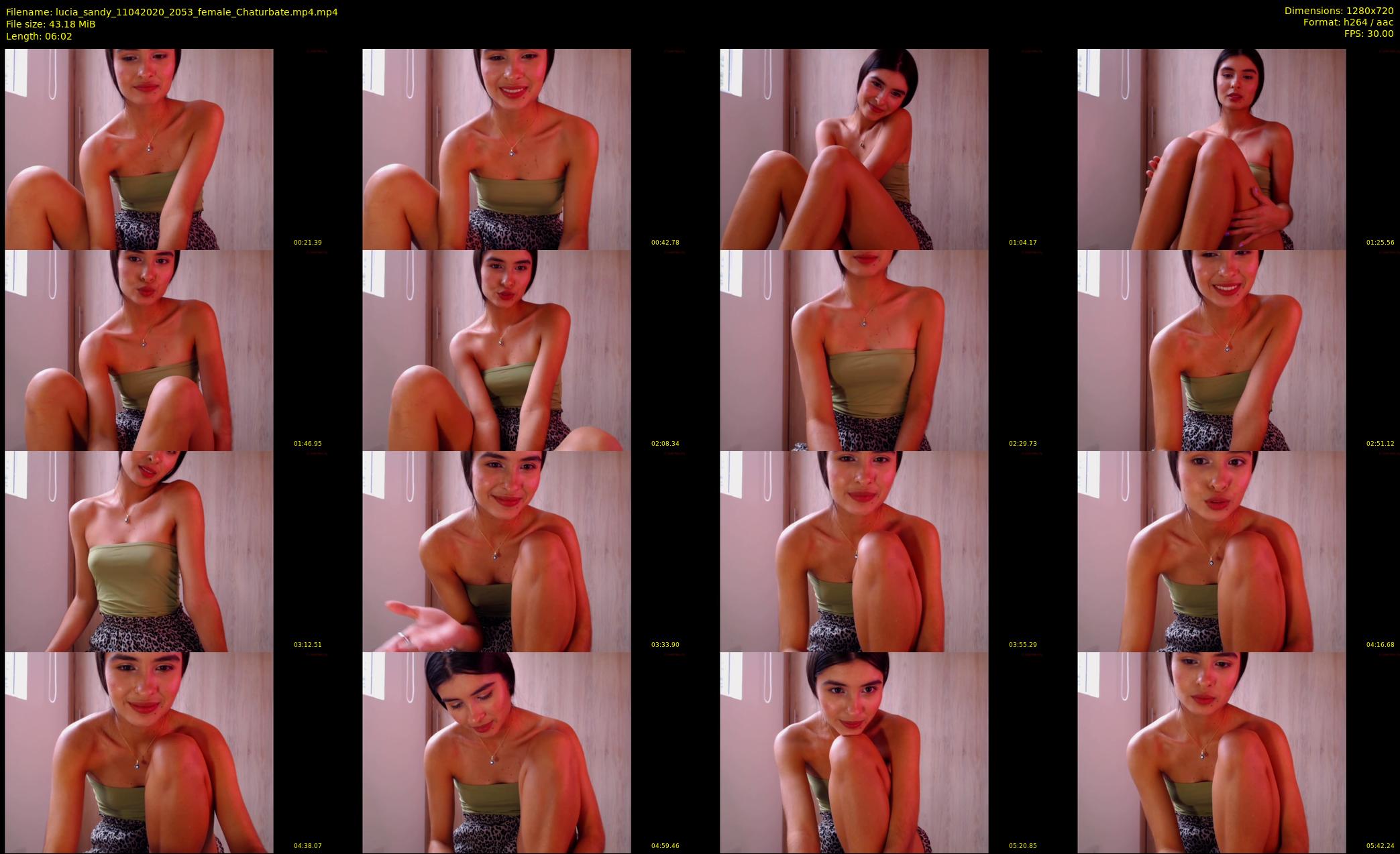 lucia_sandy — 7 minute Chaturbate female cam show recording, 720p, Apr 11, 2020