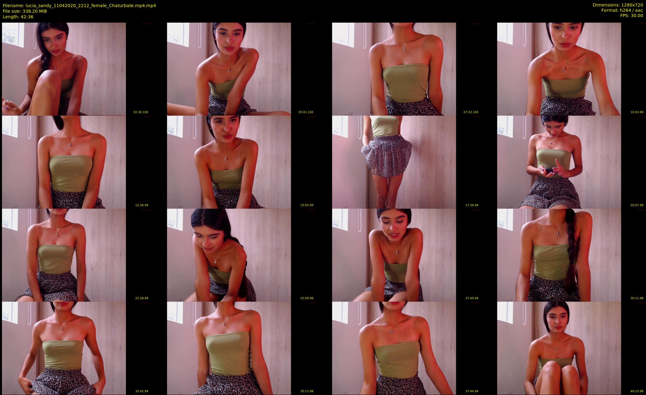 lucia_sandy — 43 minute Chaturbate female cam show recording, 720p, Apr 11, 2020