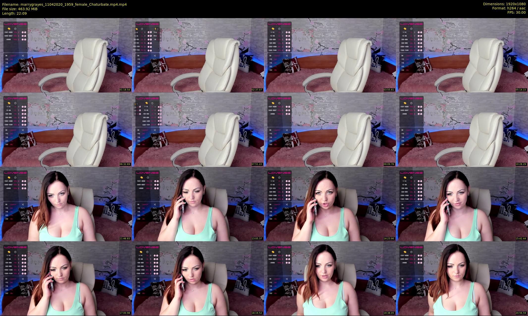 marrygrayes — 23 minute Chaturbate female cam show recording, 1080p, Apr 11, 2020