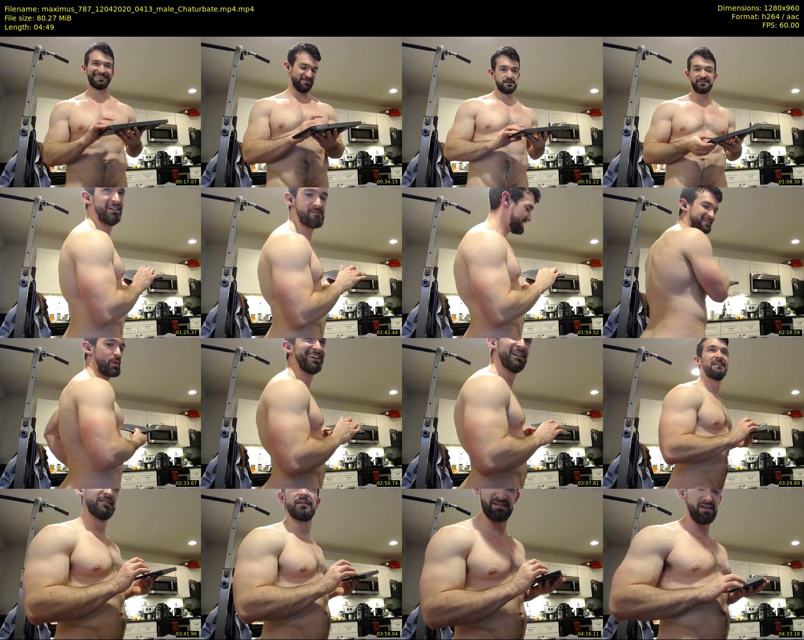 maximus_787 — 5 minute Chaturbate male cam show recording, 720p, Apr 12, 2020
