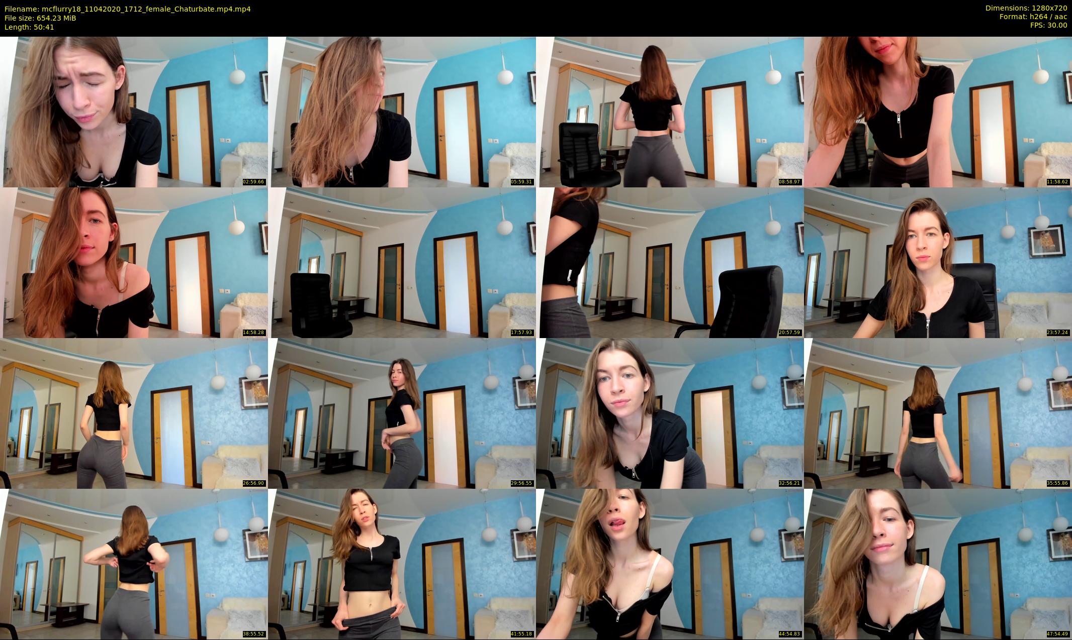 mcflurry18 — 51 minute Chaturbate female cam show recording, 720p, Apr 11, 2020