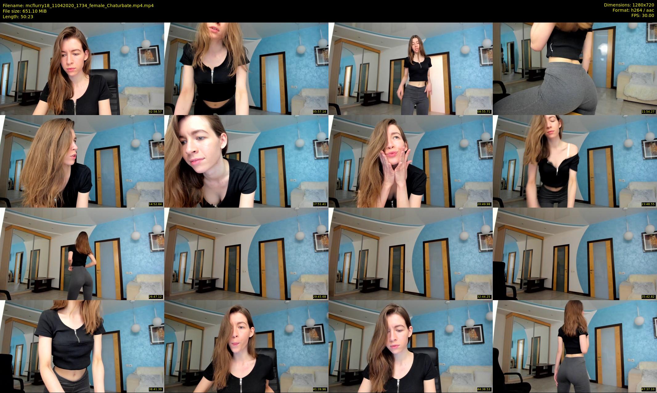 mcflurry18 — 51 minute Chaturbate female cam show recording, 720p, Apr 11, 2020