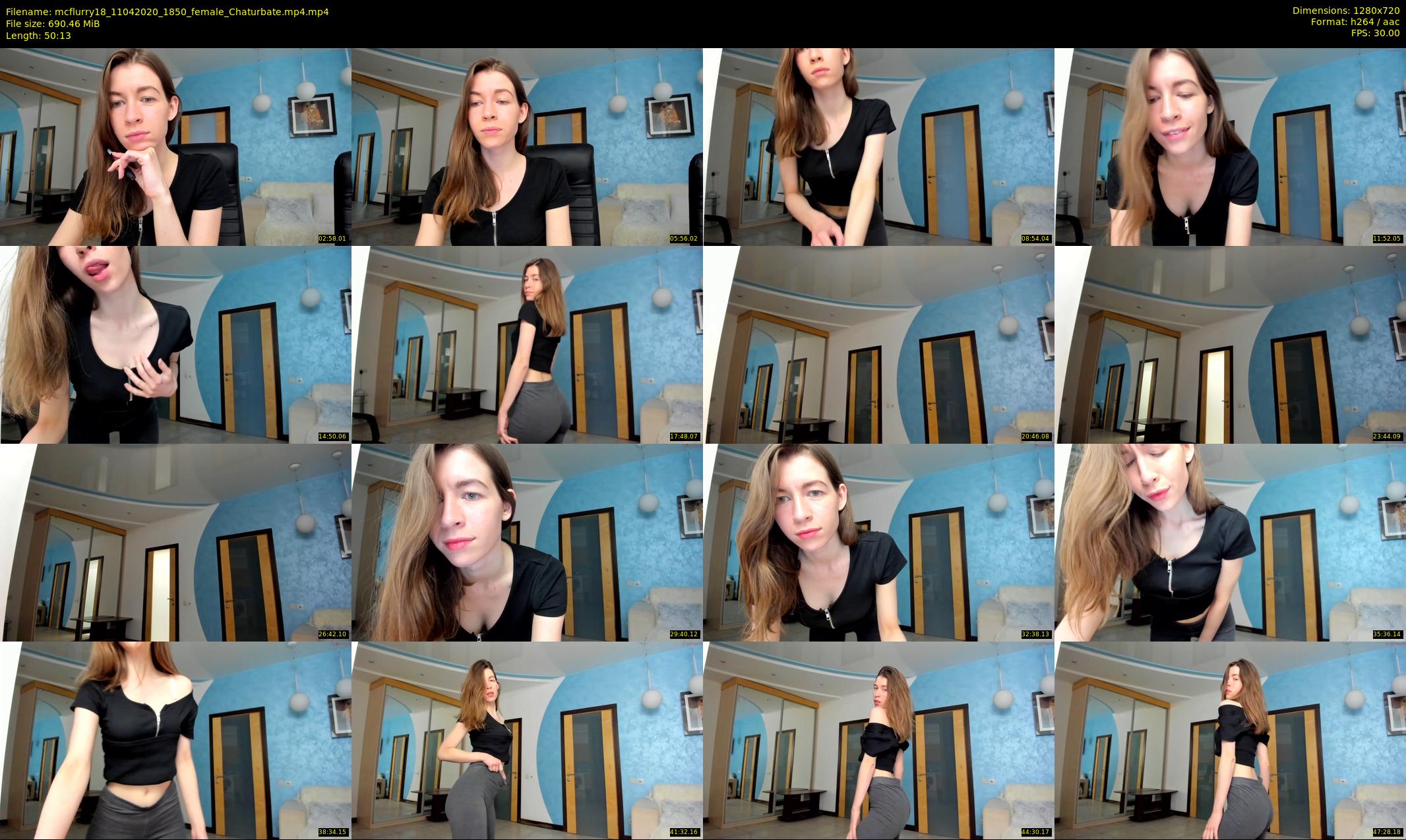 mcflurry18 — 51 minute Chaturbate female cam show recording, 720p, Apr 11, 2020