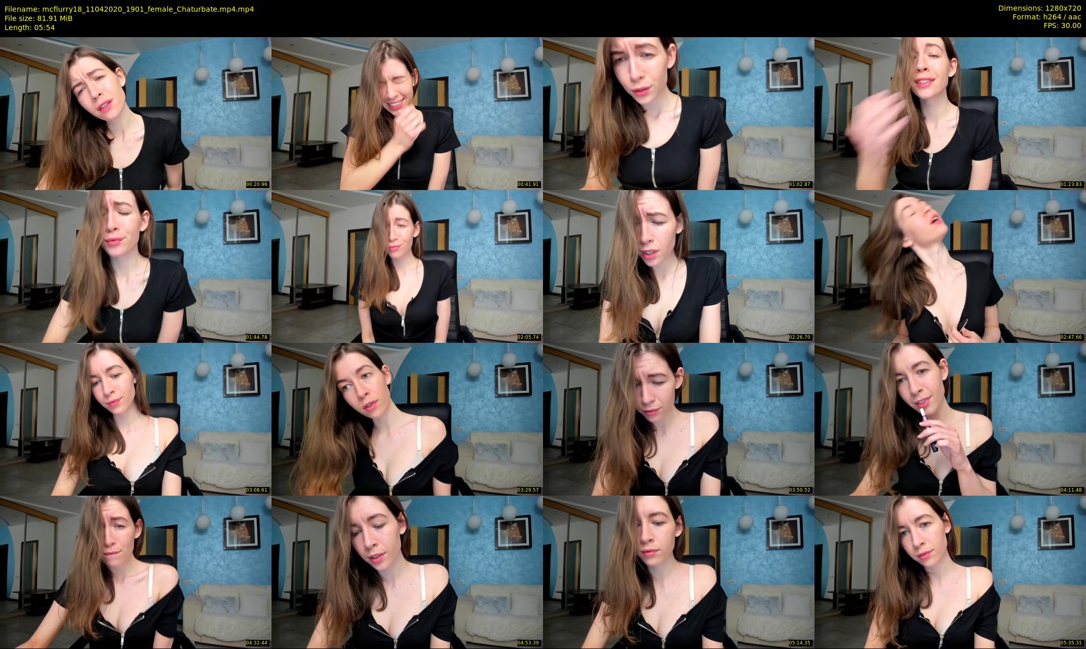 mcflurry18 — 6 minute Chaturbate female cam show recording, 720p, Apr 11, 2020