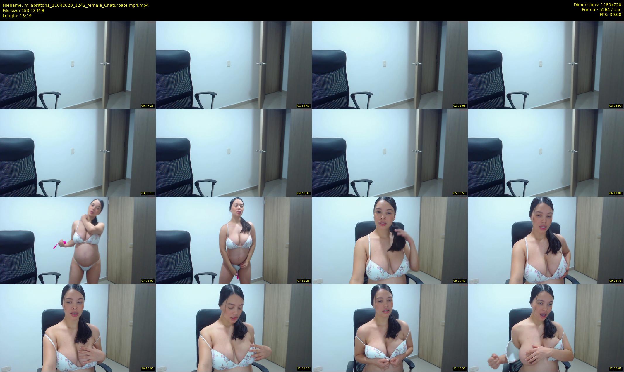 milabritton1 — 14 minute Chaturbate female cam show recording, 720p, Apr 11, 2020