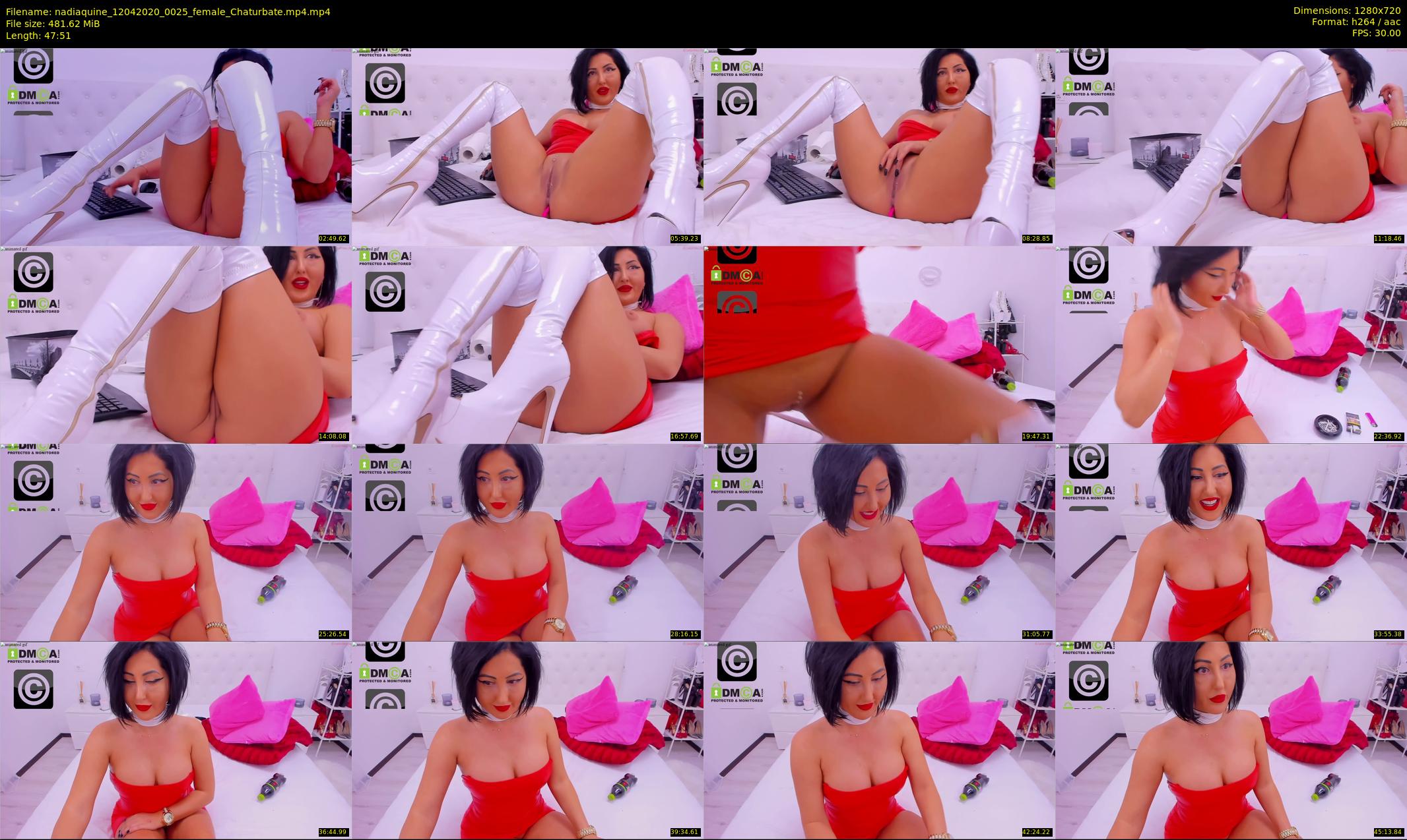 nadiaquine — 48 minute Chaturbate female cam show recording, 720p, Apr 12, 2020