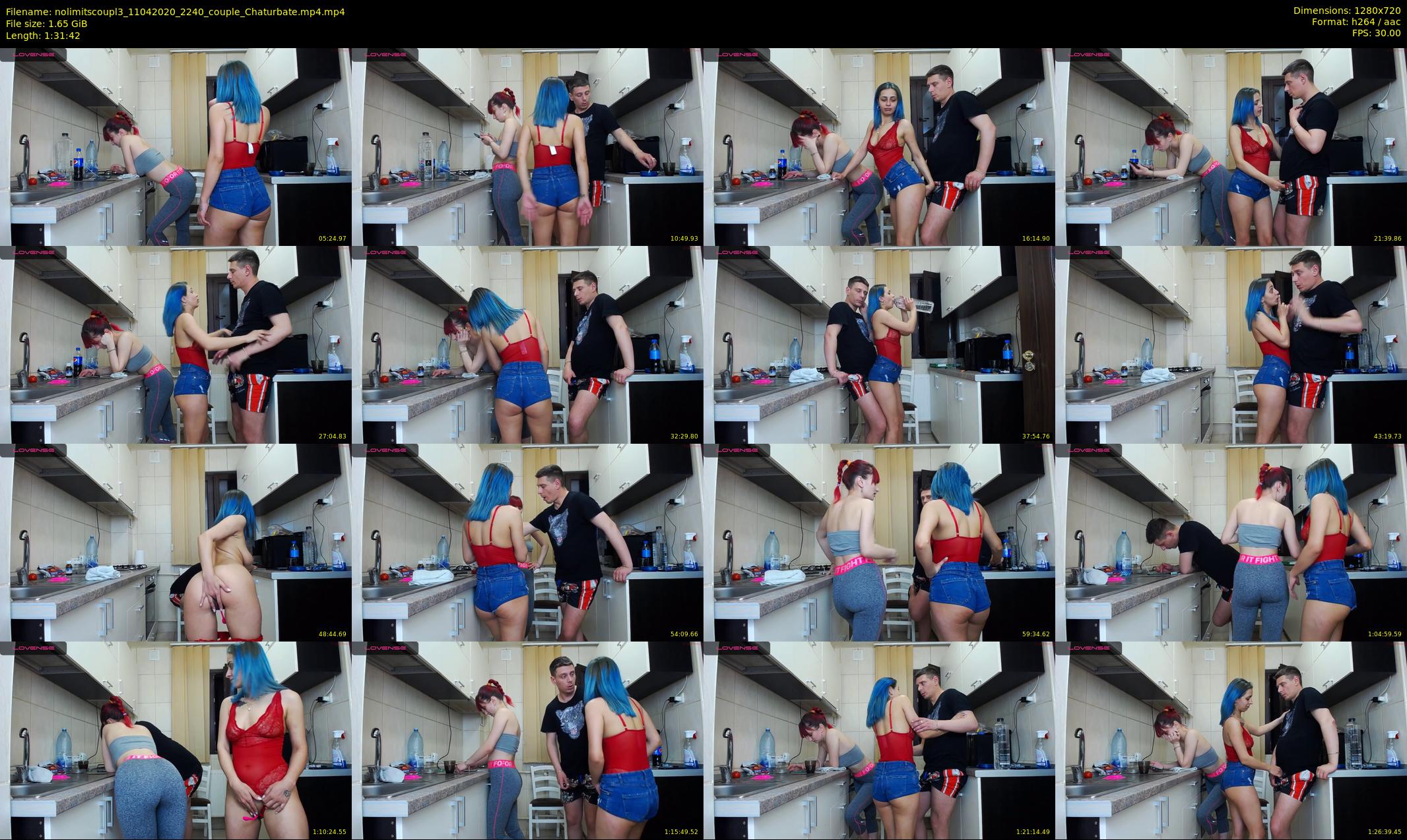 nolimitscoupl3 — 92 minute Chaturbate couple cam show recording, 720p, Apr 11, 2020