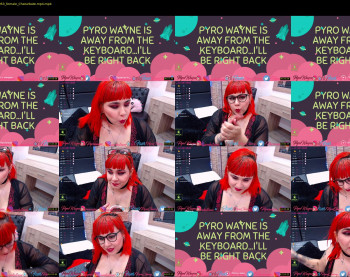 pyrowayne — 54 minute Chaturbate female cam show recording, 720p, Apr 12, 2020