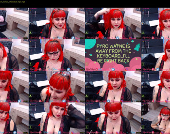 pyrowayne — 54 minute Chaturbate female cam show recording, 720p, Apr 12, 2020
