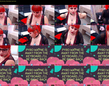 pyrowayne — 54 minute Chaturbate female cam show recording, 720p, Apr 12, 2020