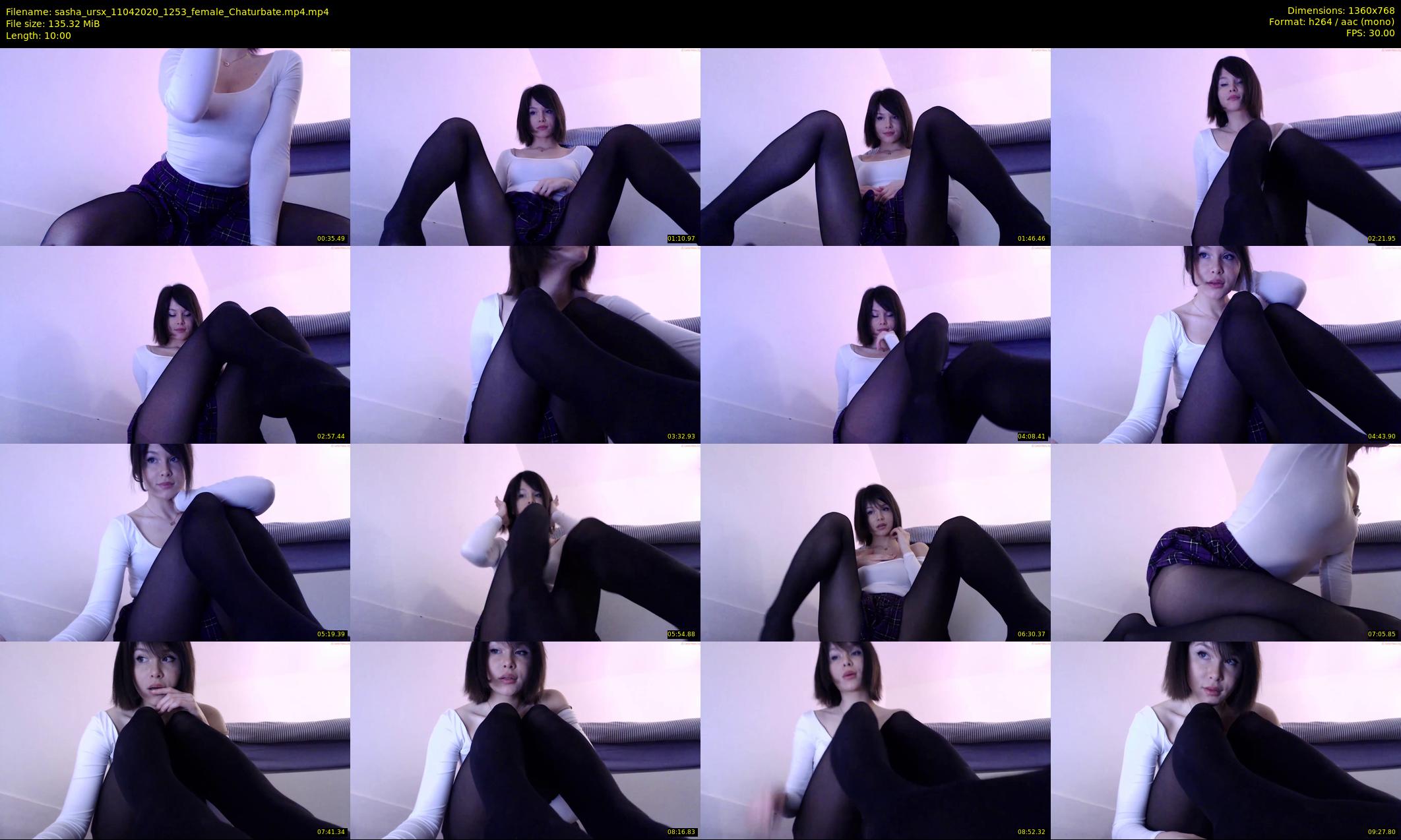sasha_ursx — 10 minute Chaturbate female cam show recording, 720p, Apr 11, 2020