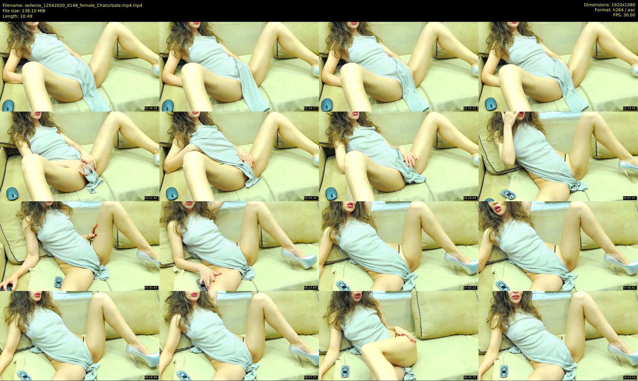 sellenia — 11 minute Chaturbate female cam show recording, 1080p, Apr 12, 2020