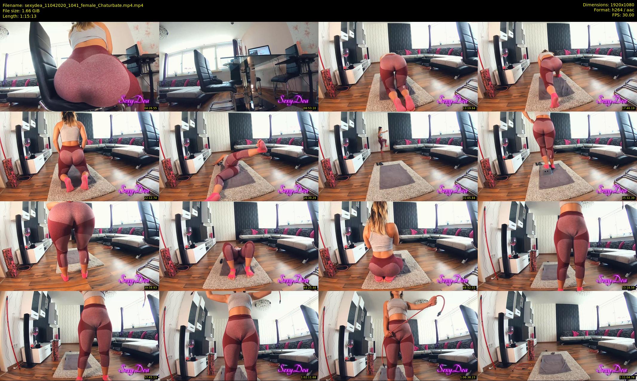 sexydea — 76 minute Chaturbate female cam show recording, 1080p, Apr 11, 2020