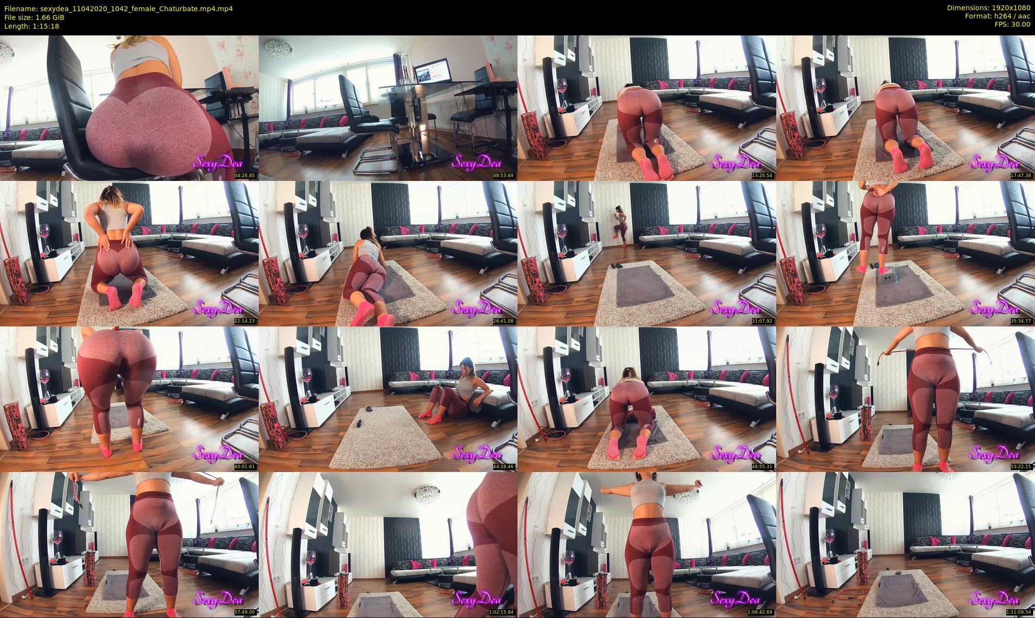 sexydea — 76 minute Chaturbate female cam show recording, 1080p, Apr 11, 2020