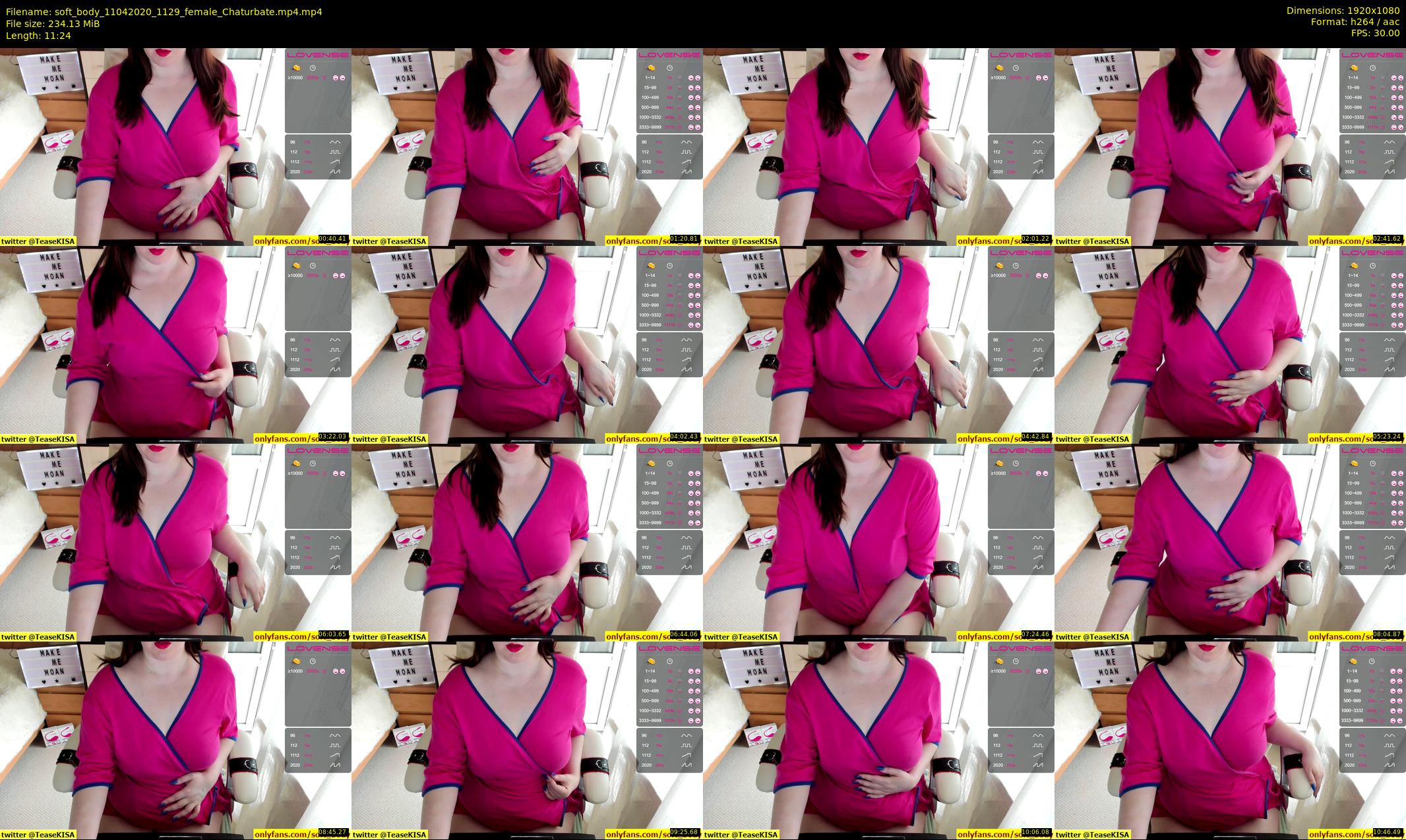 soft_body — 12 minute Chaturbate female cam show recording, 1080p, Apr 11, 2020