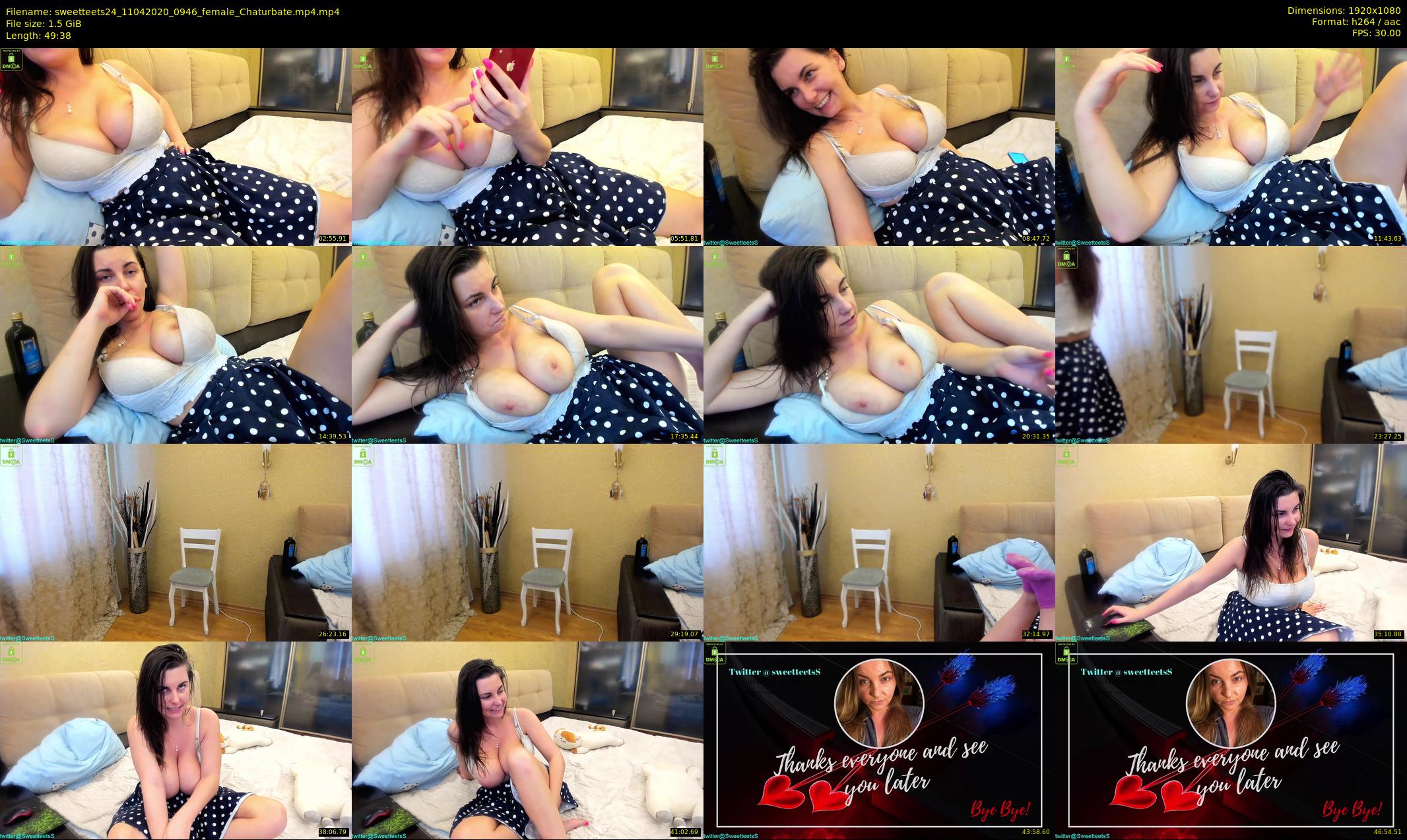 sweetteets24 — 50 minute Chaturbate female cam show recording, 1080p, Apr 11, 2020