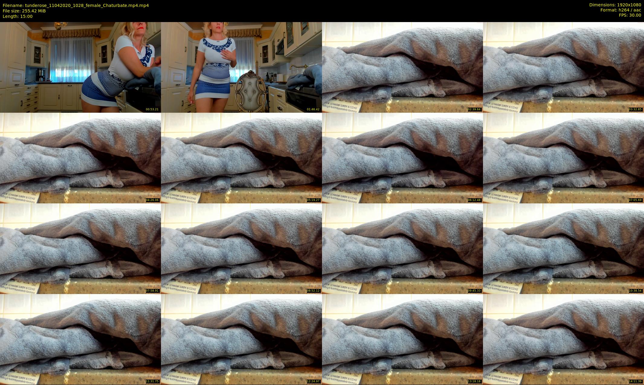 tunderose — 15 minute Chaturbate female cam show recording, 1080p, Apr 11, 2020