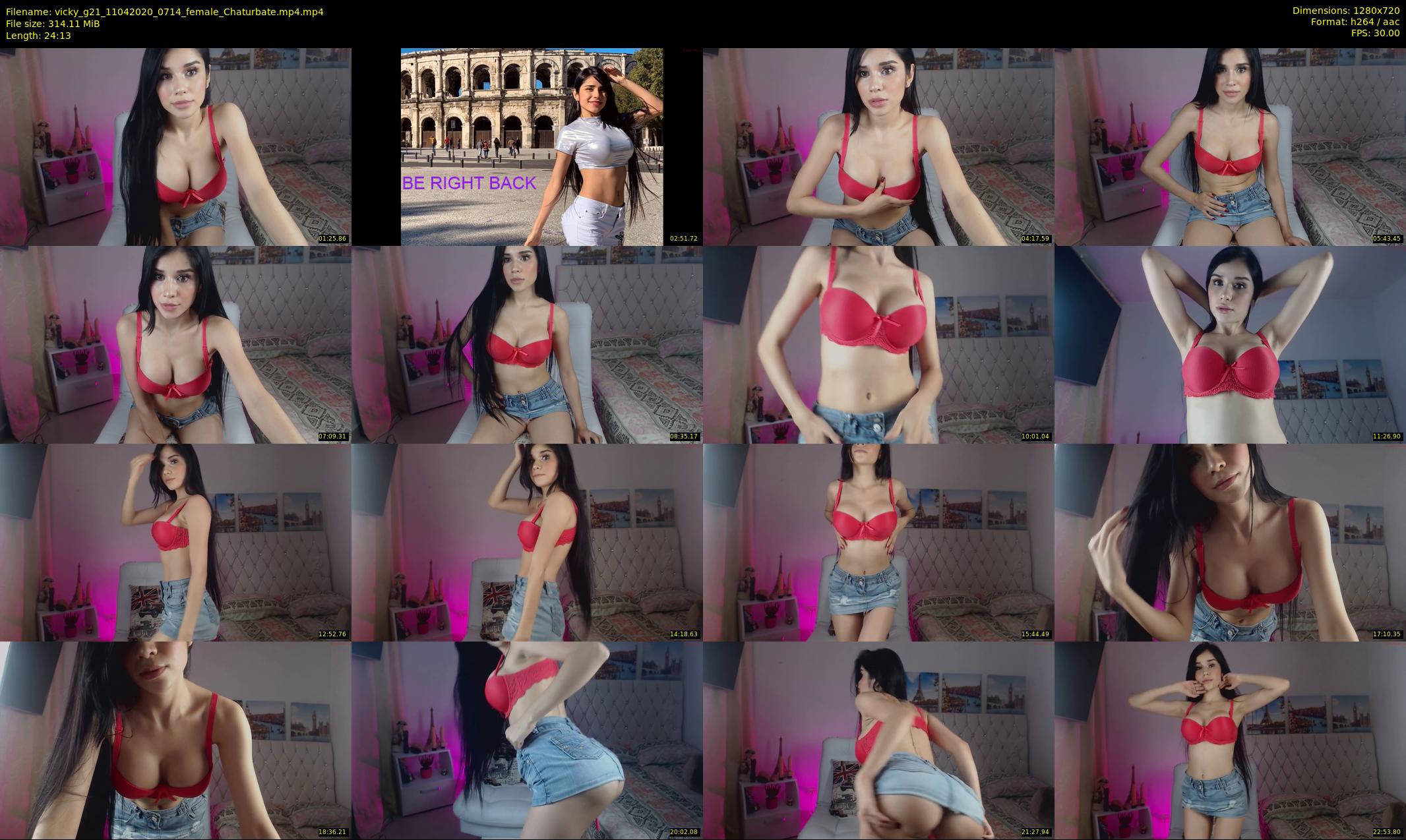 vicky_g21 — 25 minute Chaturbate female cam show recording, 720p, Apr 11, 2020